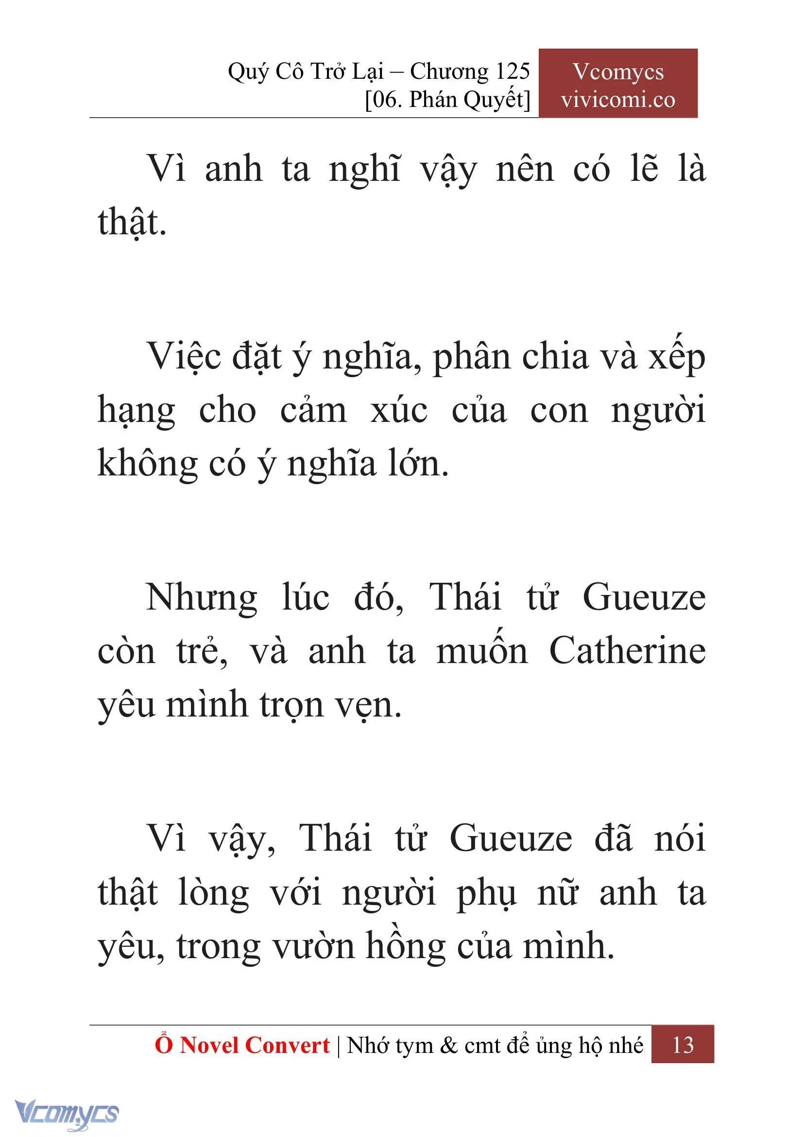 [Novel] Quý Cô Trở Lại Chapter  125 - 15