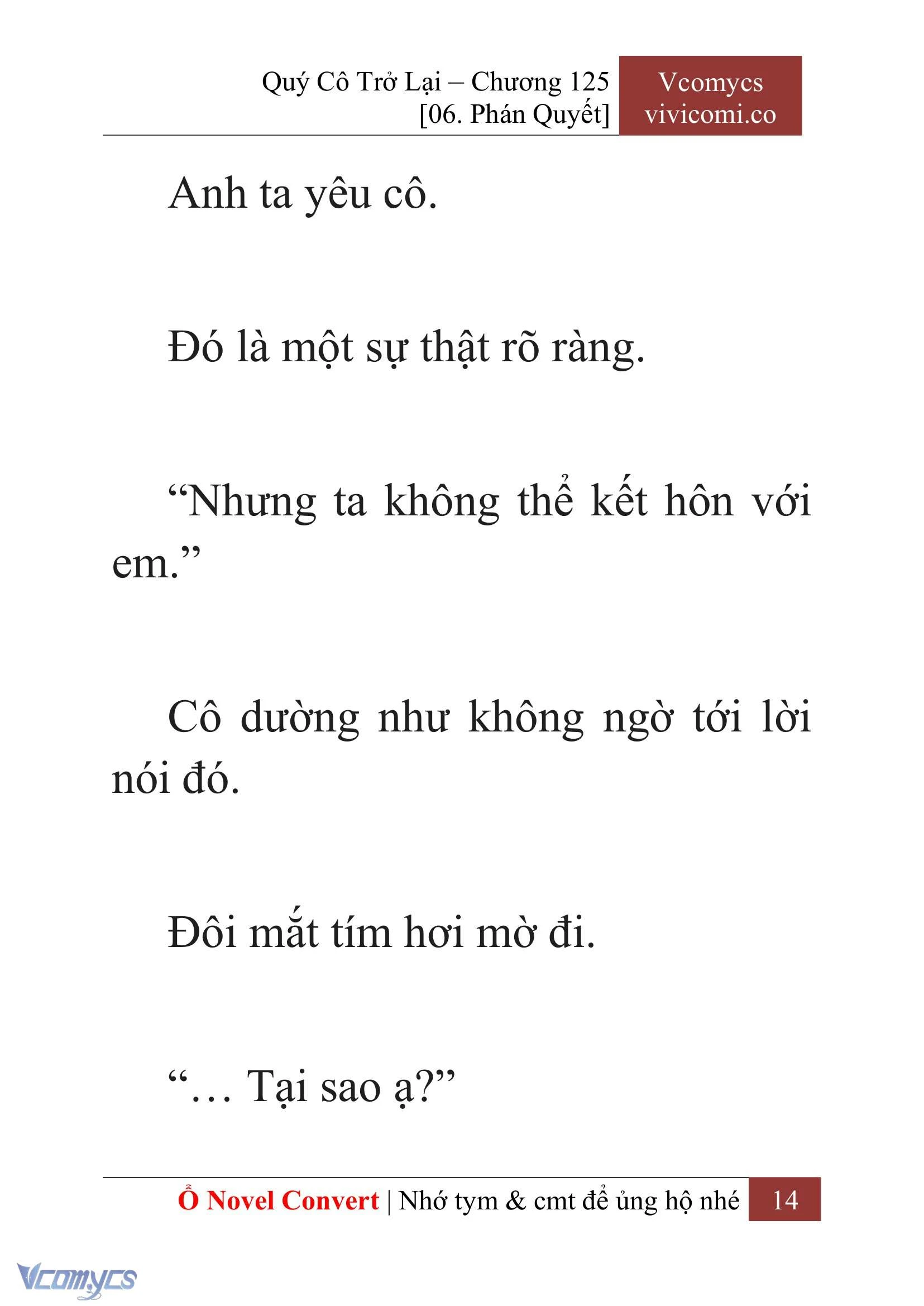 [Novel] Quý Cô Trở Lại Chapter  125 - 16