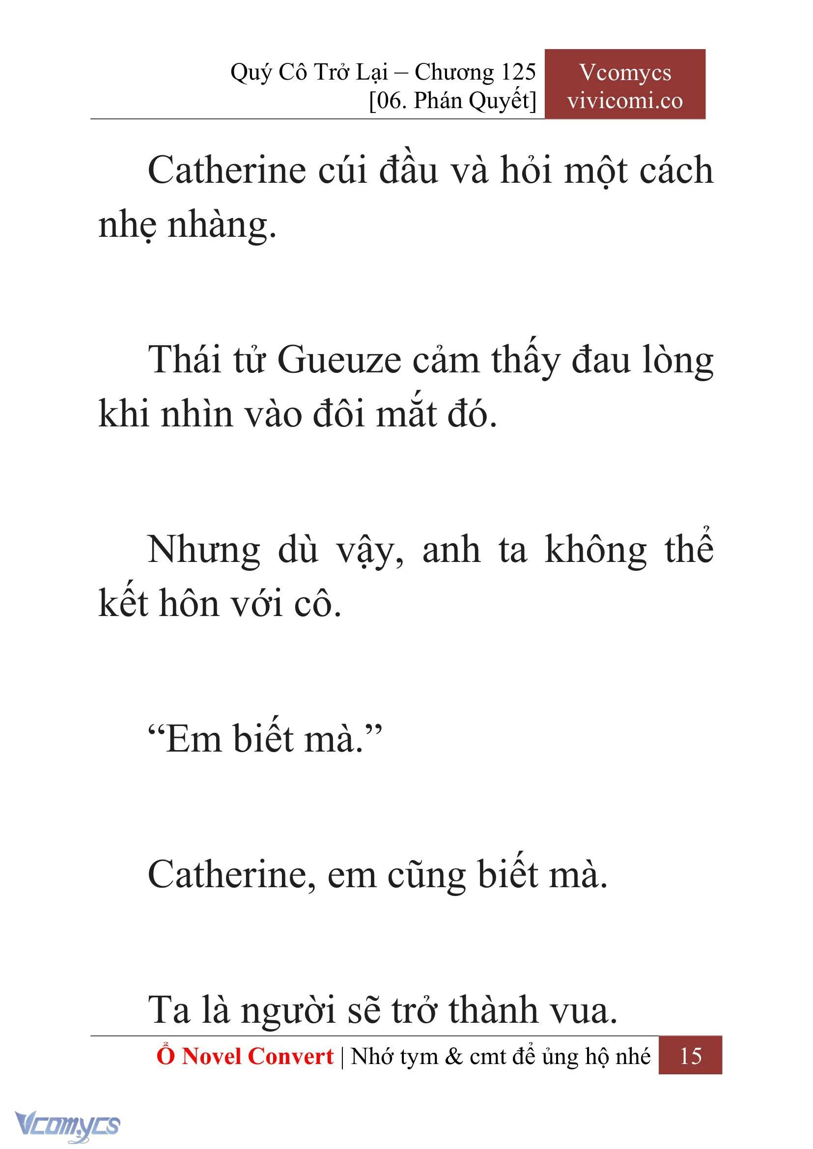 [Novel] Quý Cô Trở Lại Chapter  125 - 17