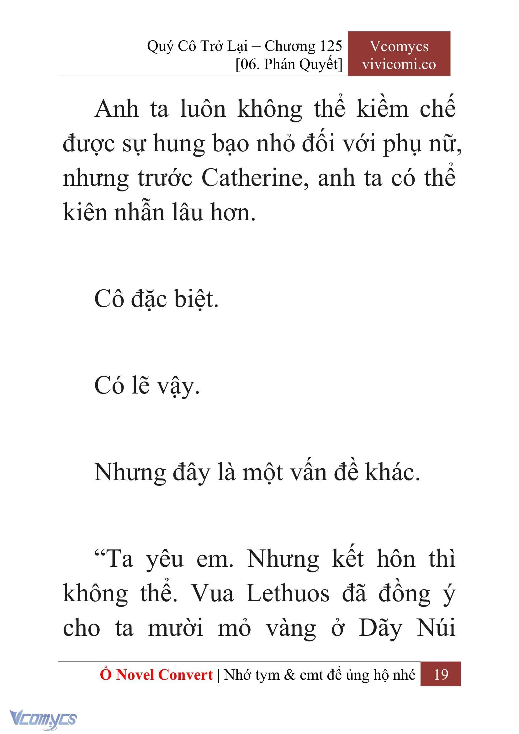 [Novel] Quý Cô Trở Lại Chapter  125 - 21
