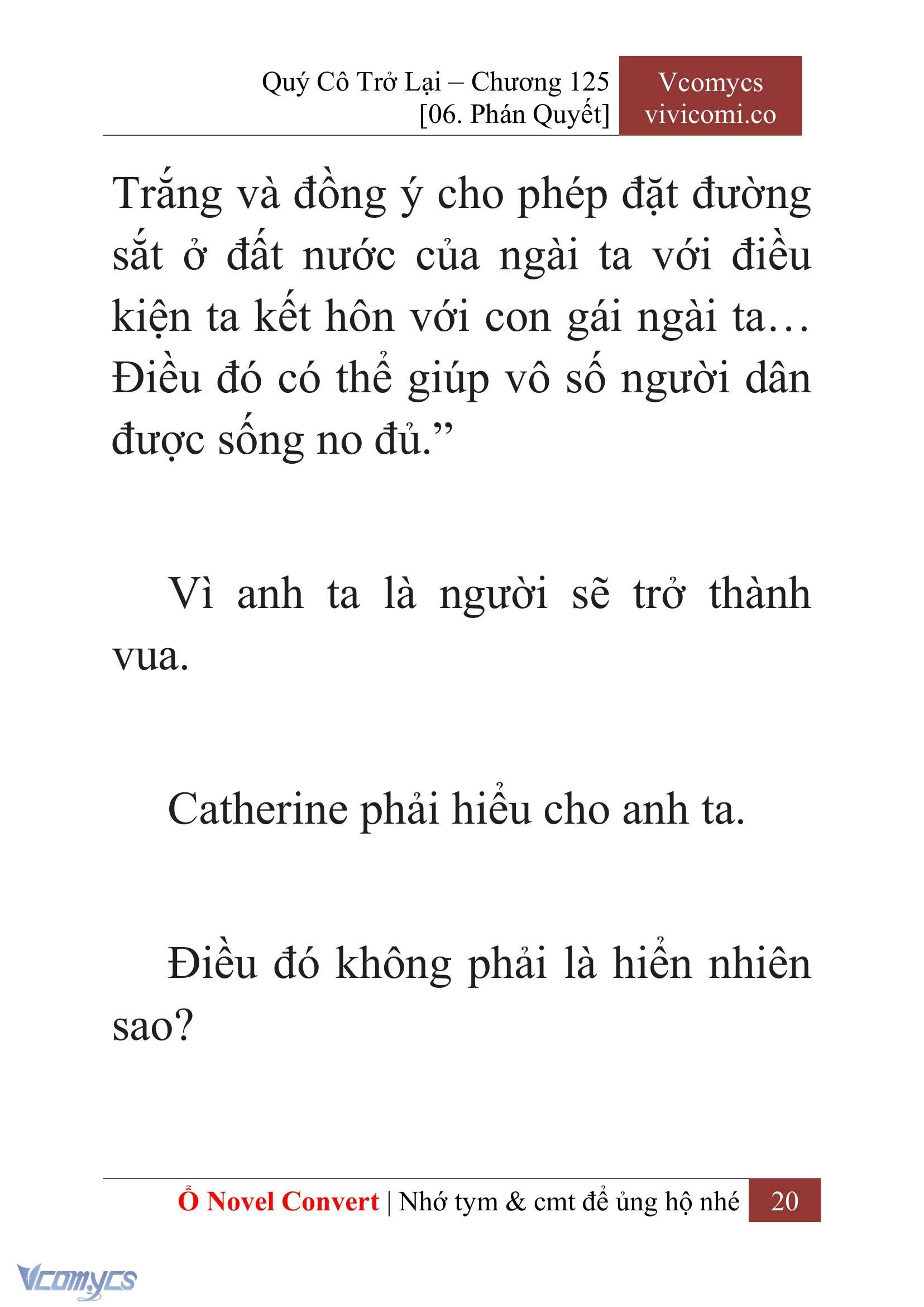 [Novel] Quý Cô Trở Lại Chapter  125 - 22