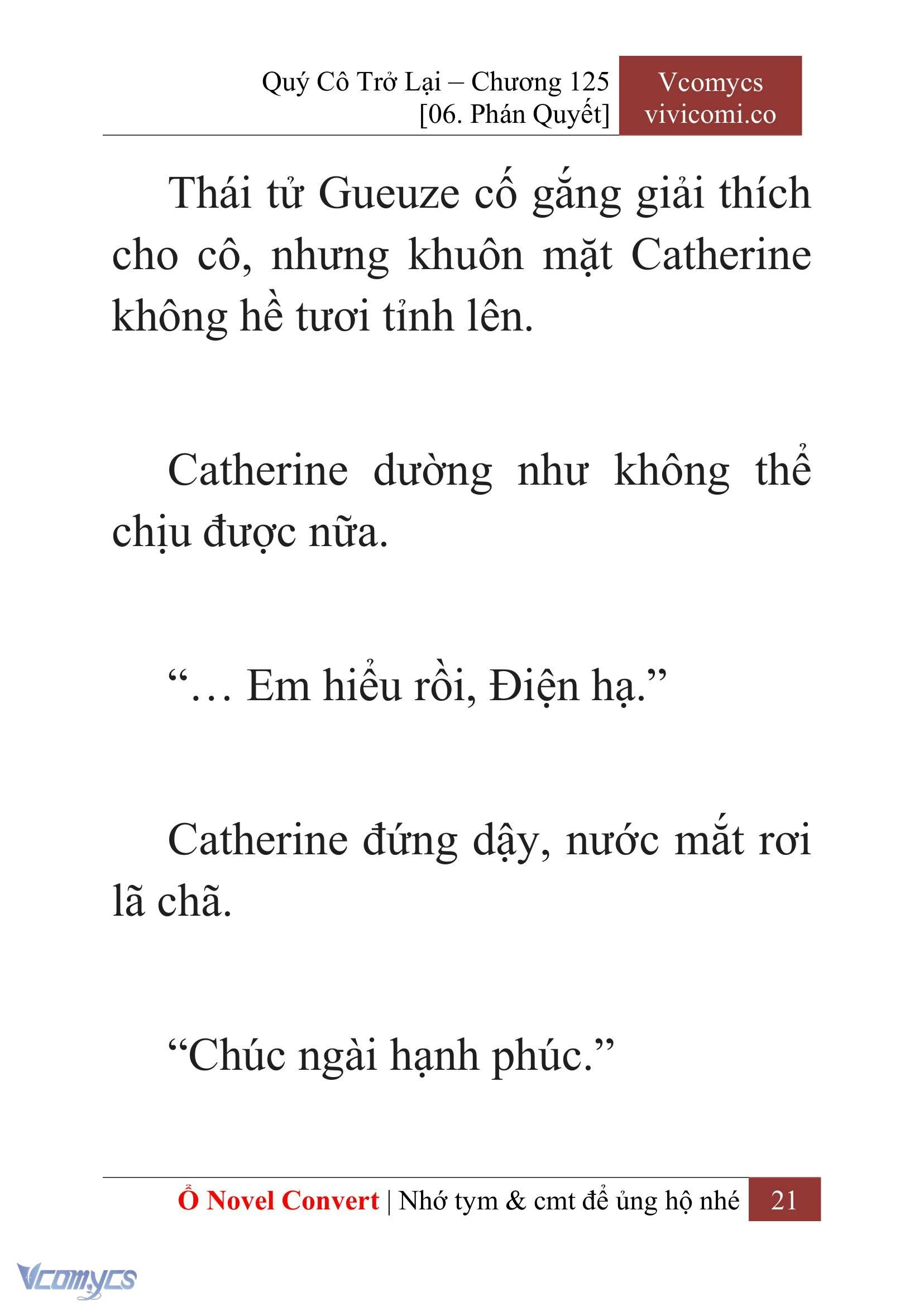 [Novel] Quý Cô Trở Lại Chapter  125 - 23