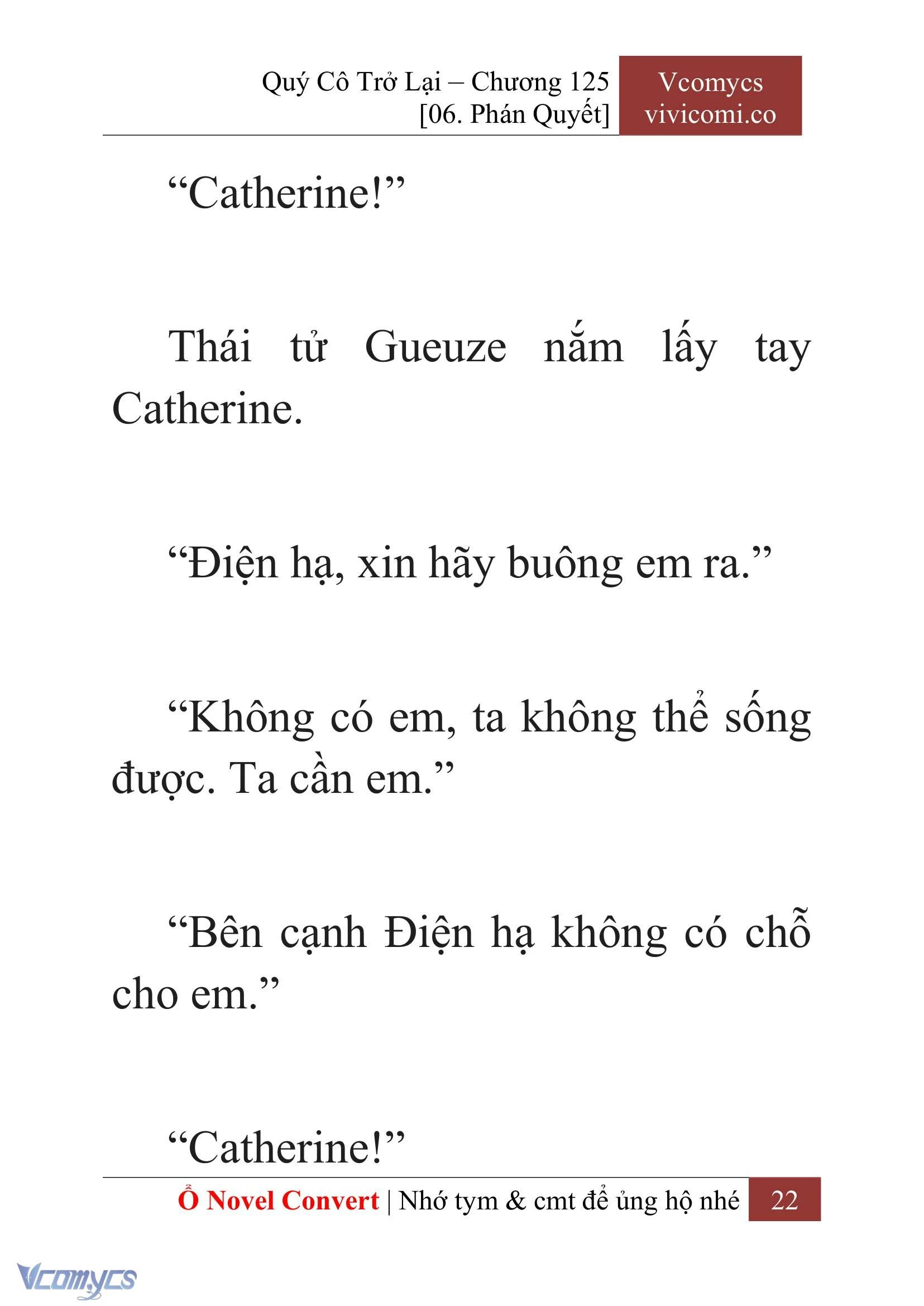 [Novel] Quý Cô Trở Lại Chapter  125 - 24
