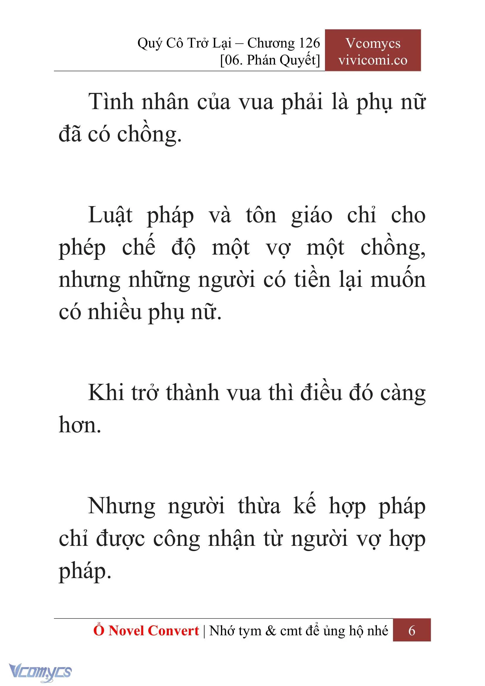[Novel] Quý Cô Trở Lại Chapter  126 - 8