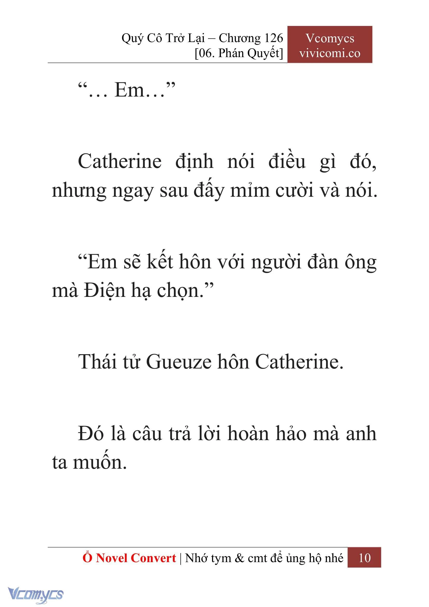 [Novel] Quý Cô Trở Lại Chapter  126 - 12