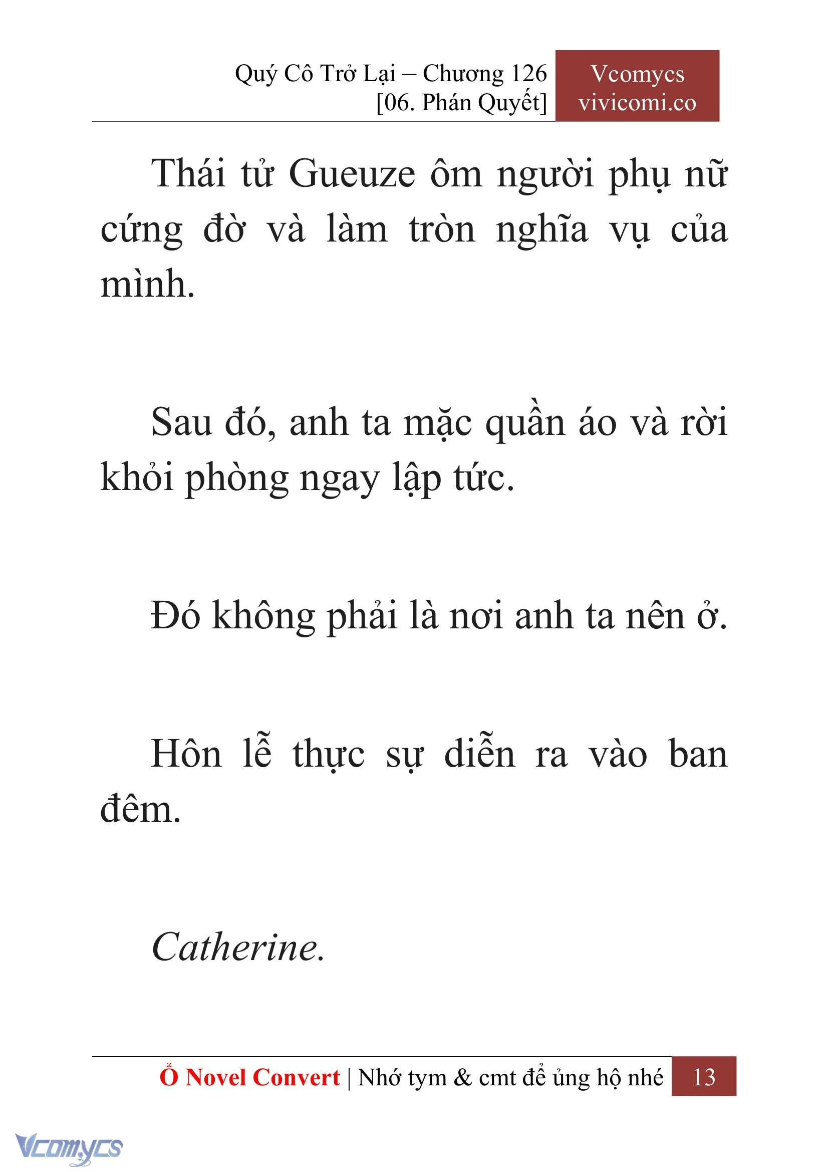 [Novel] Quý Cô Trở Lại Chapter  126 - 15