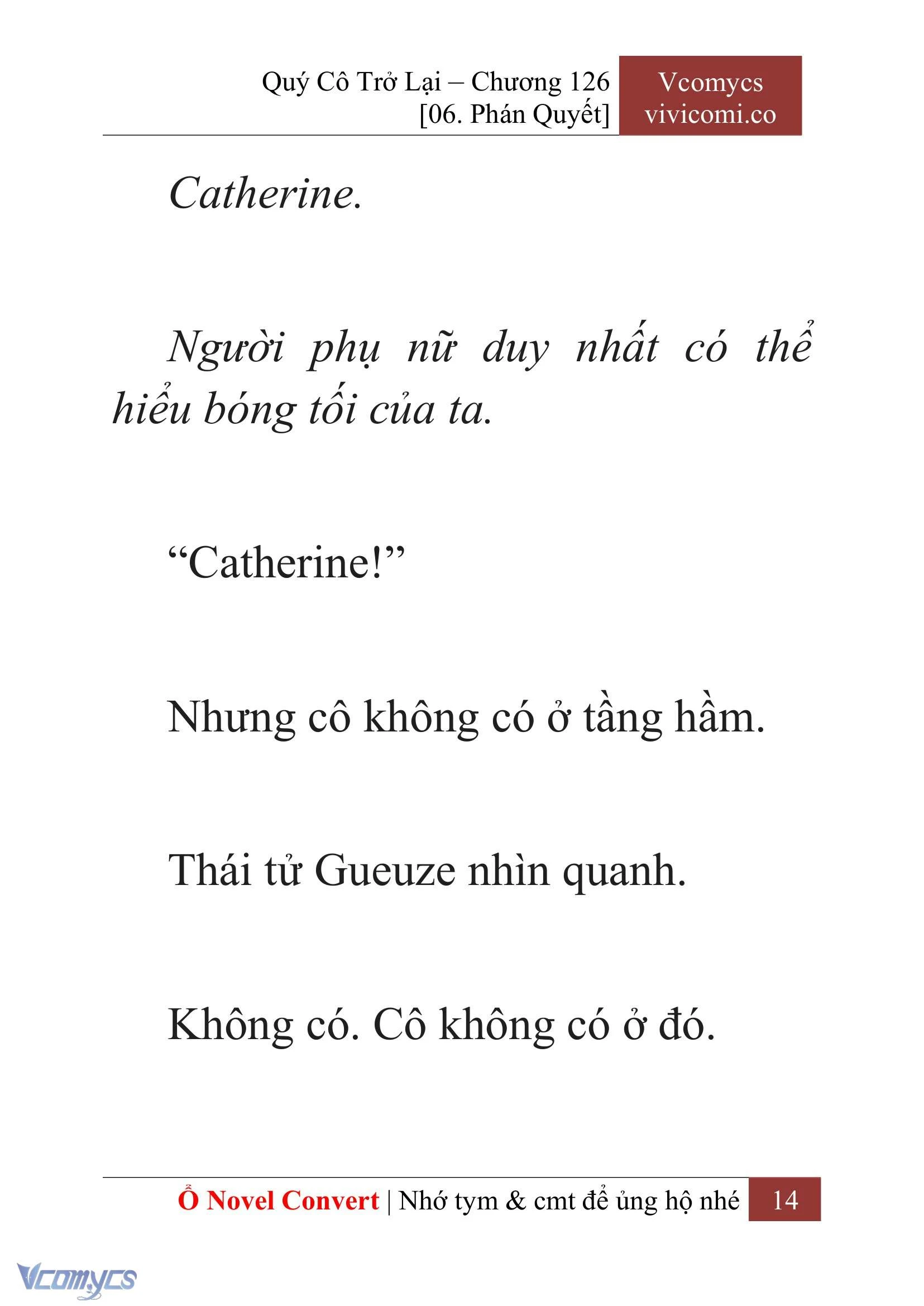 [Novel] Quý Cô Trở Lại Chapter  126 - 16