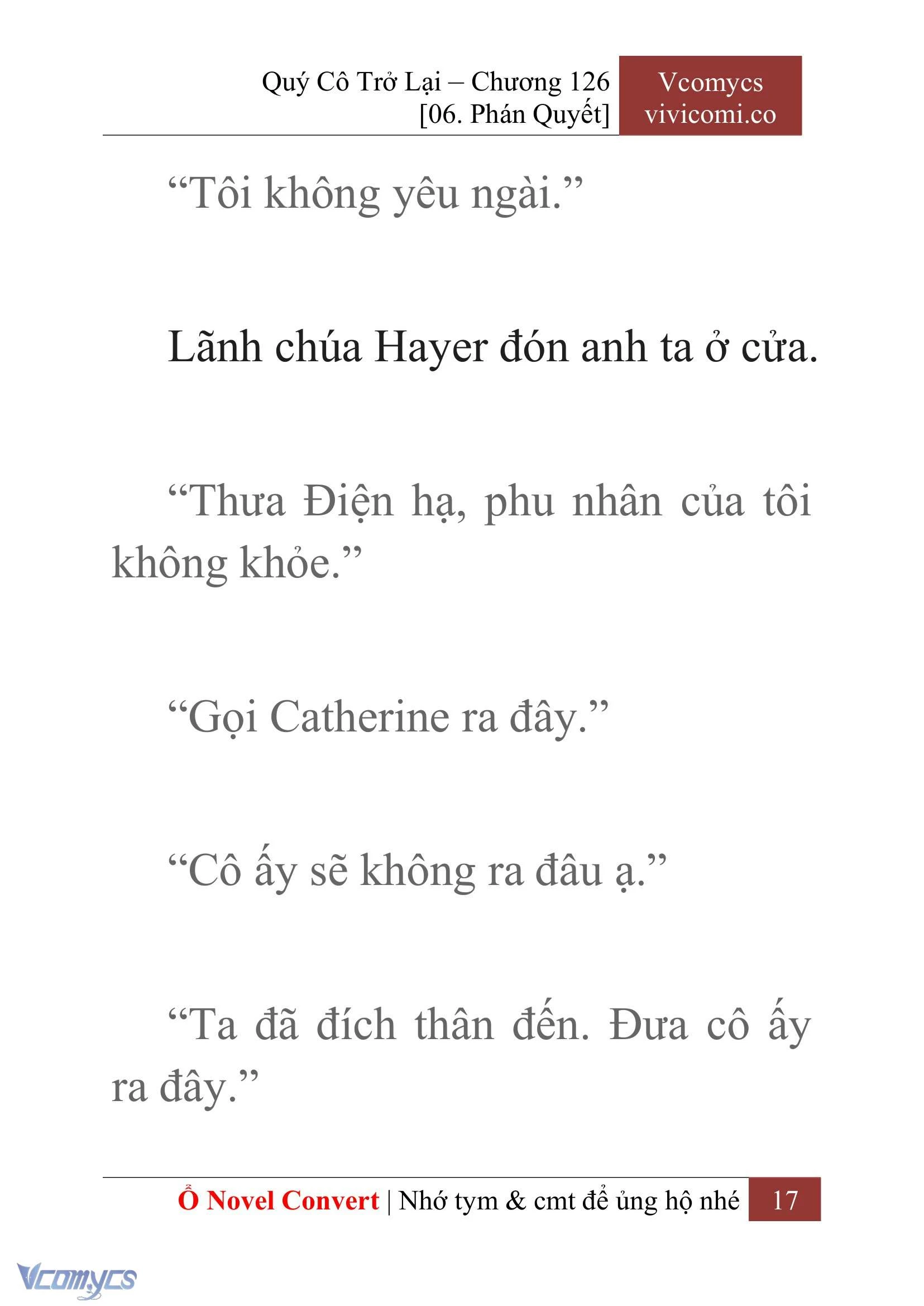 [Novel] Quý Cô Trở Lại Chapter  126 - 19