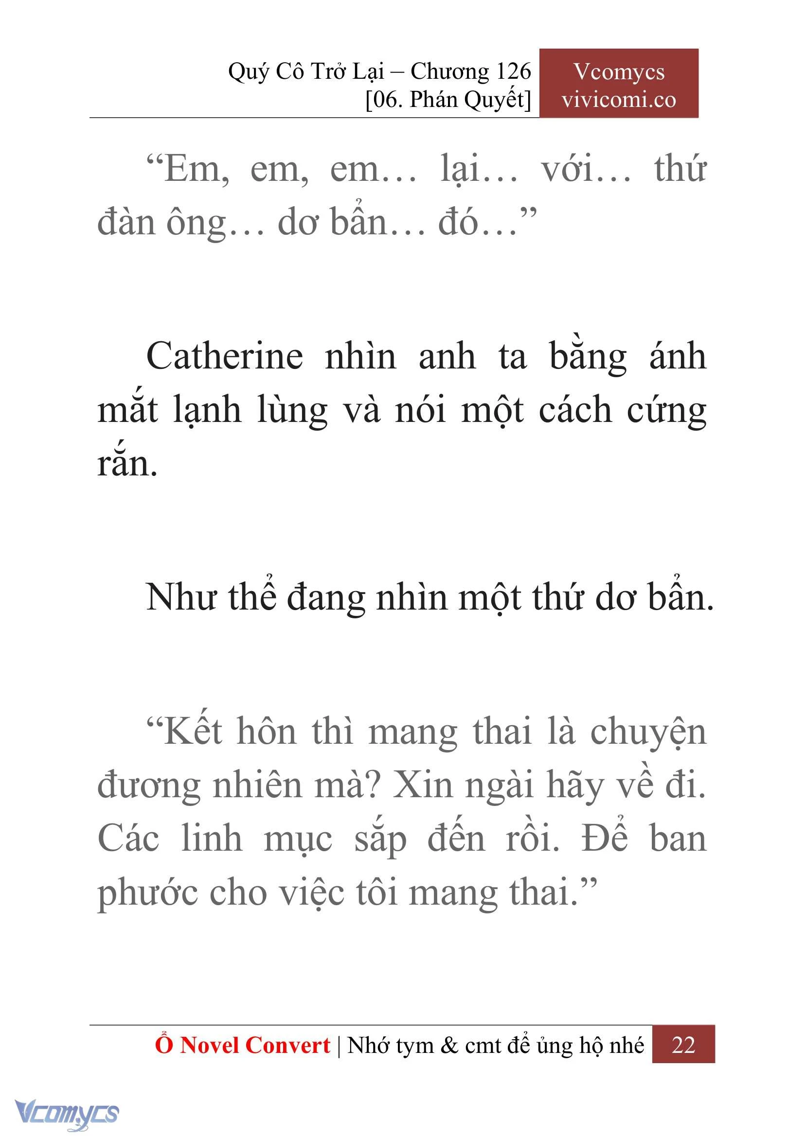 [Novel] Quý Cô Trở Lại Chapter  126 - 24