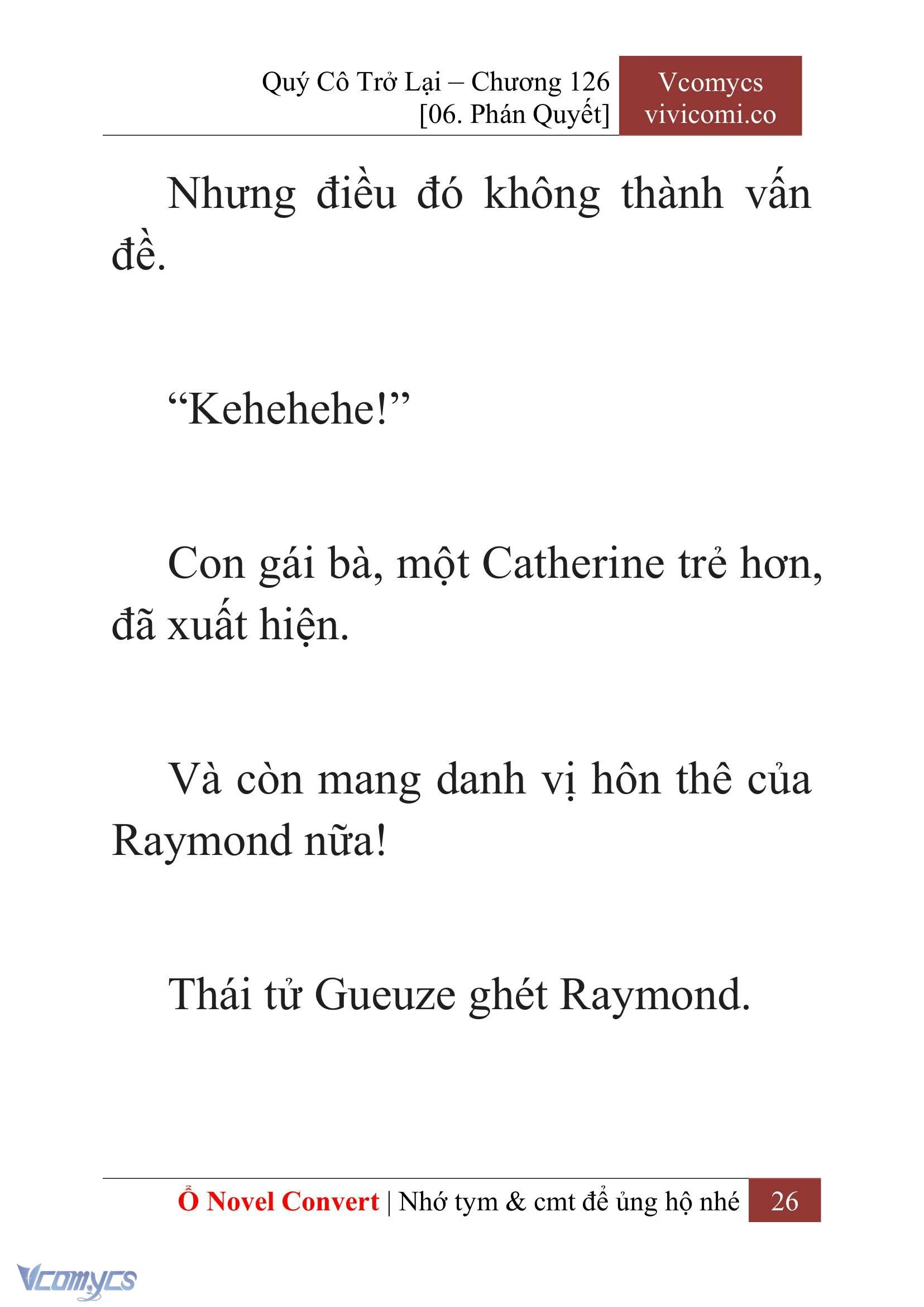 [Novel] Quý Cô Trở Lại Chapter  126 - 28