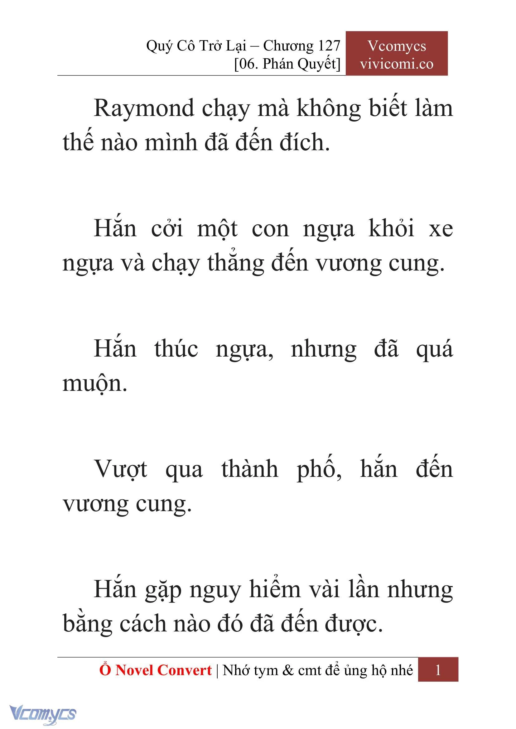 [Novel] Quý Cô Trở Lại Chapter  127 - 3