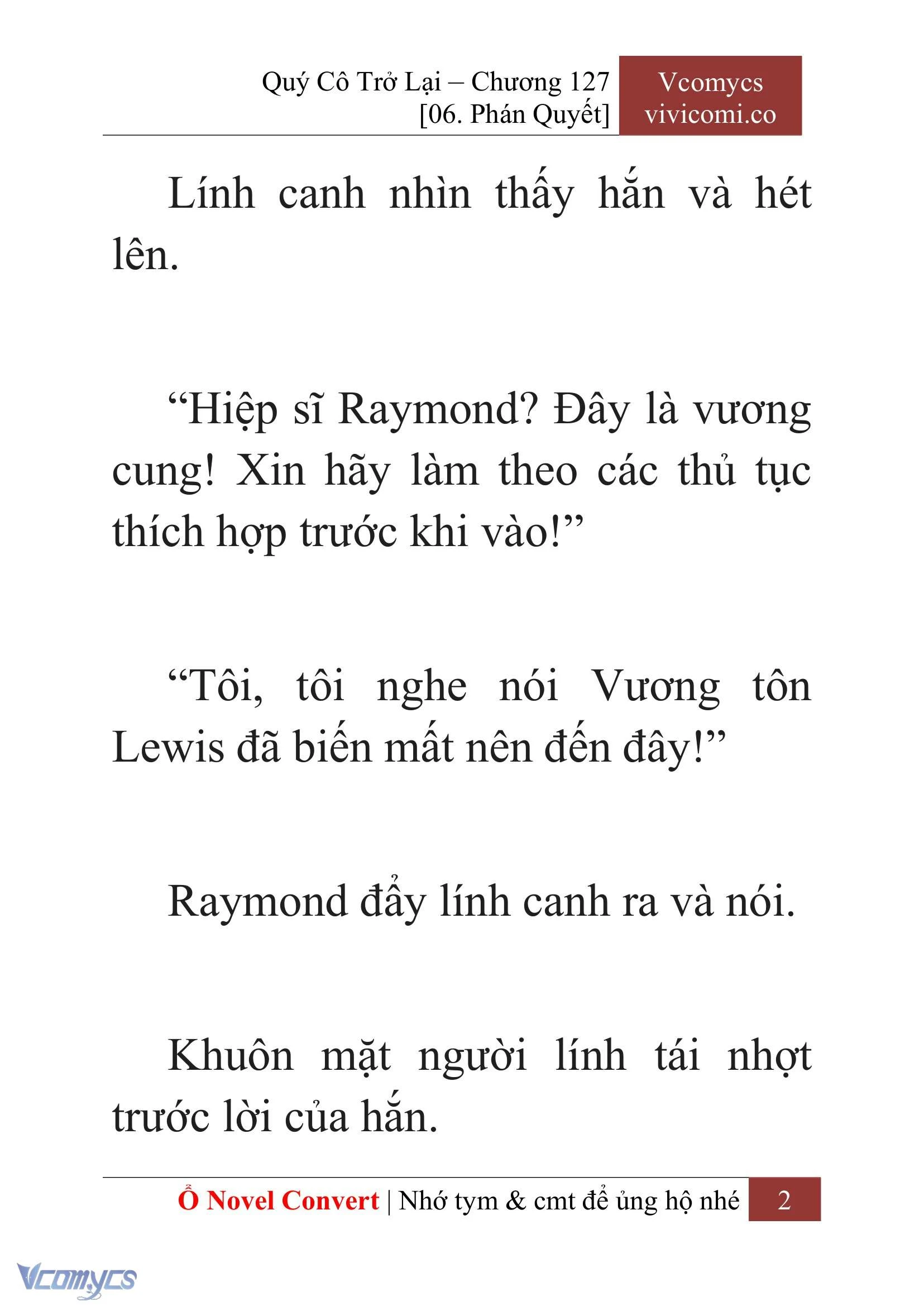 [Novel] Quý Cô Trở Lại Chapter  127 - 4