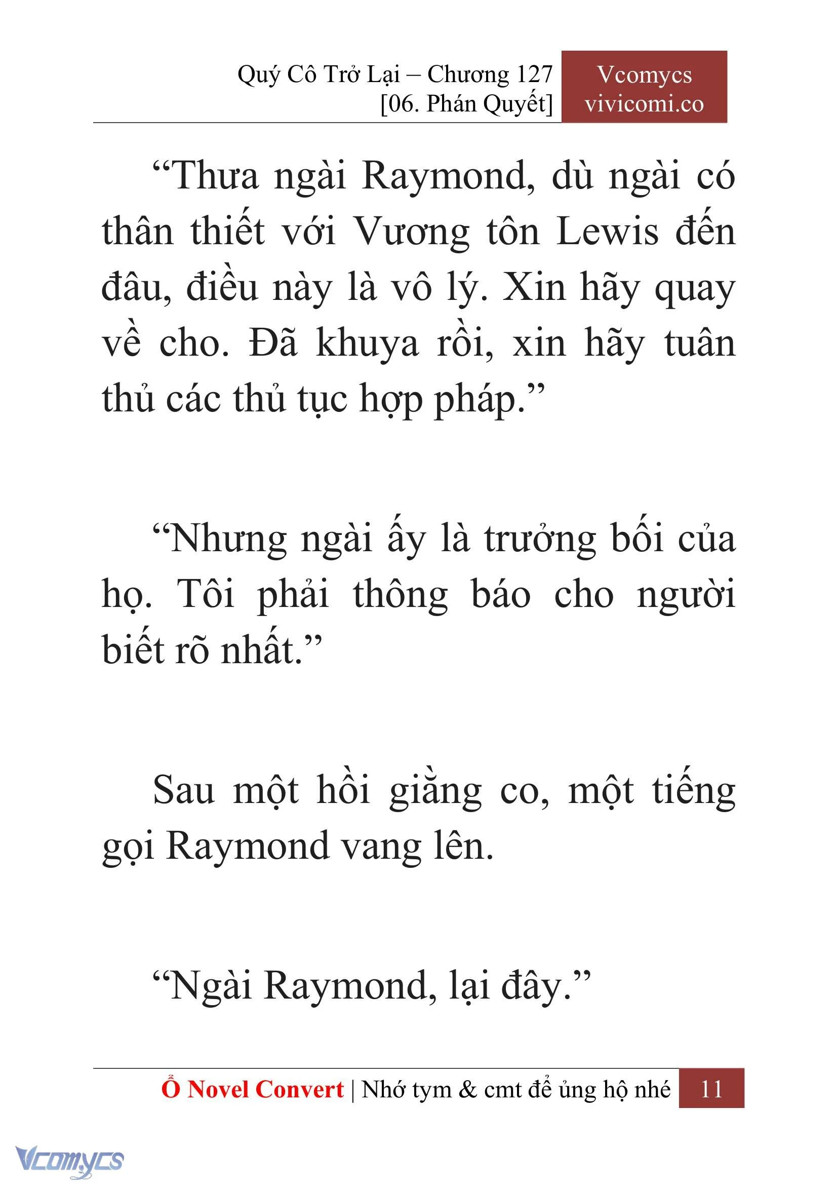 [Novel] Quý Cô Trở Lại Chapter  127 - 13