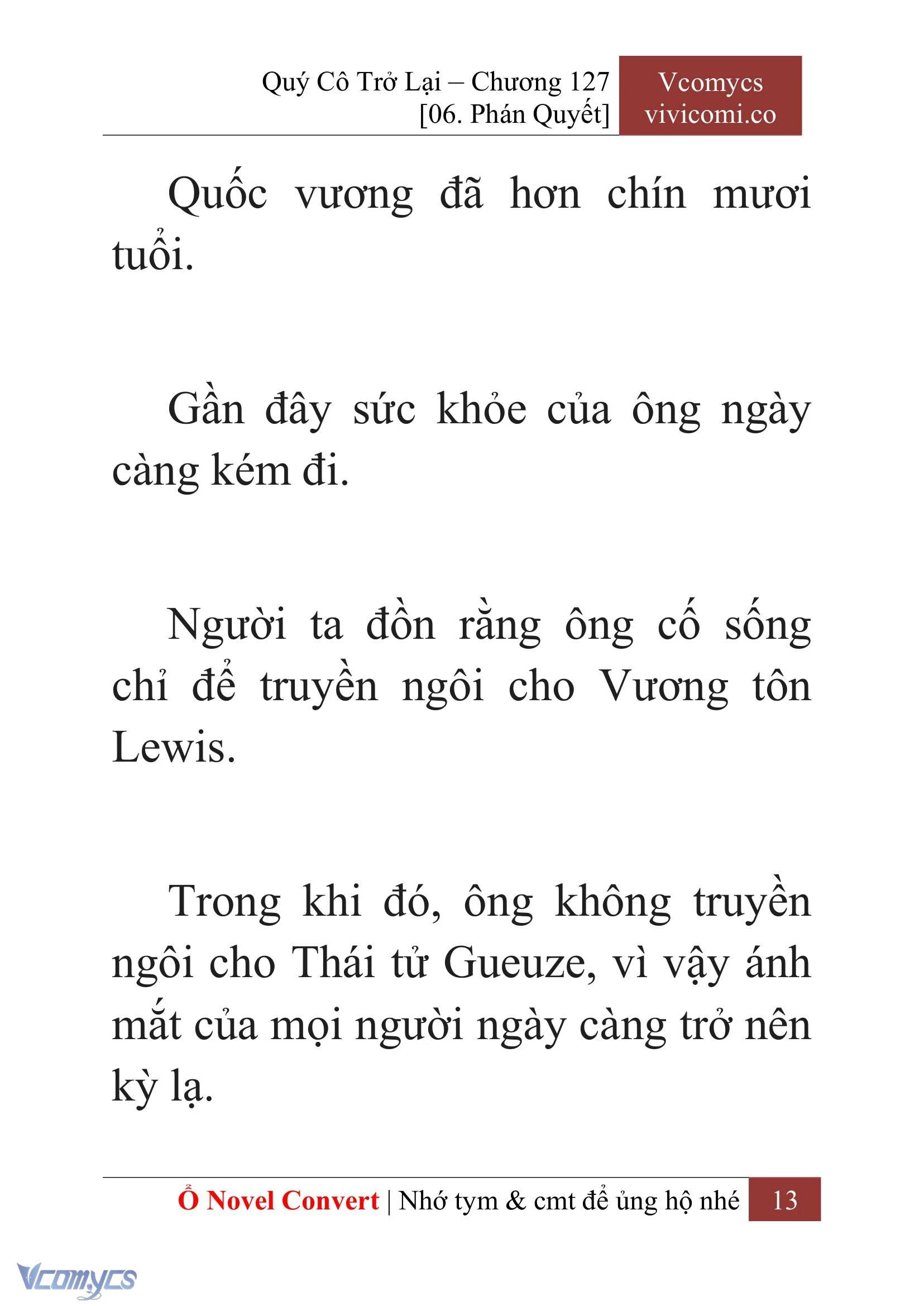 [Novel] Quý Cô Trở Lại Chapter  127 - 15