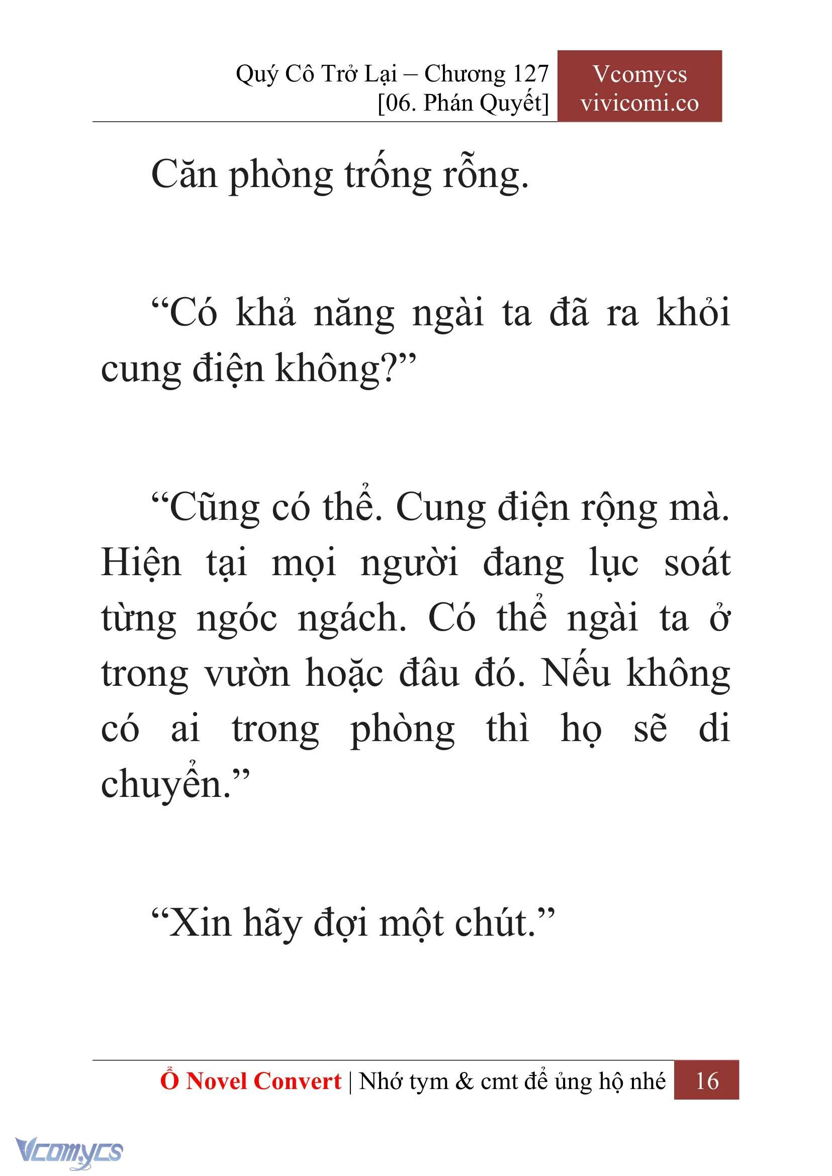 [Novel] Quý Cô Trở Lại Chapter  127 - 18