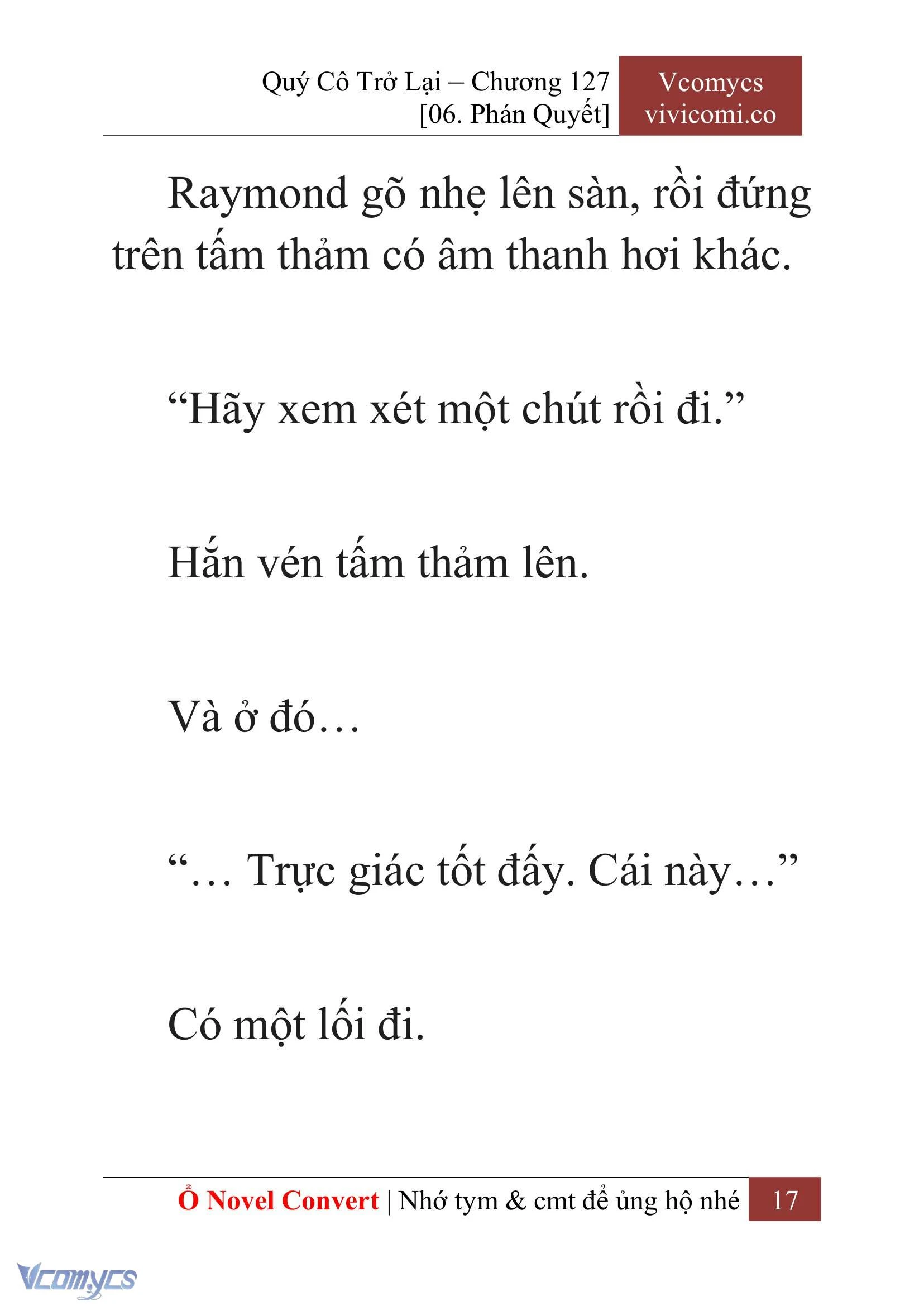 [Novel] Quý Cô Trở Lại Chapter  127 - 19