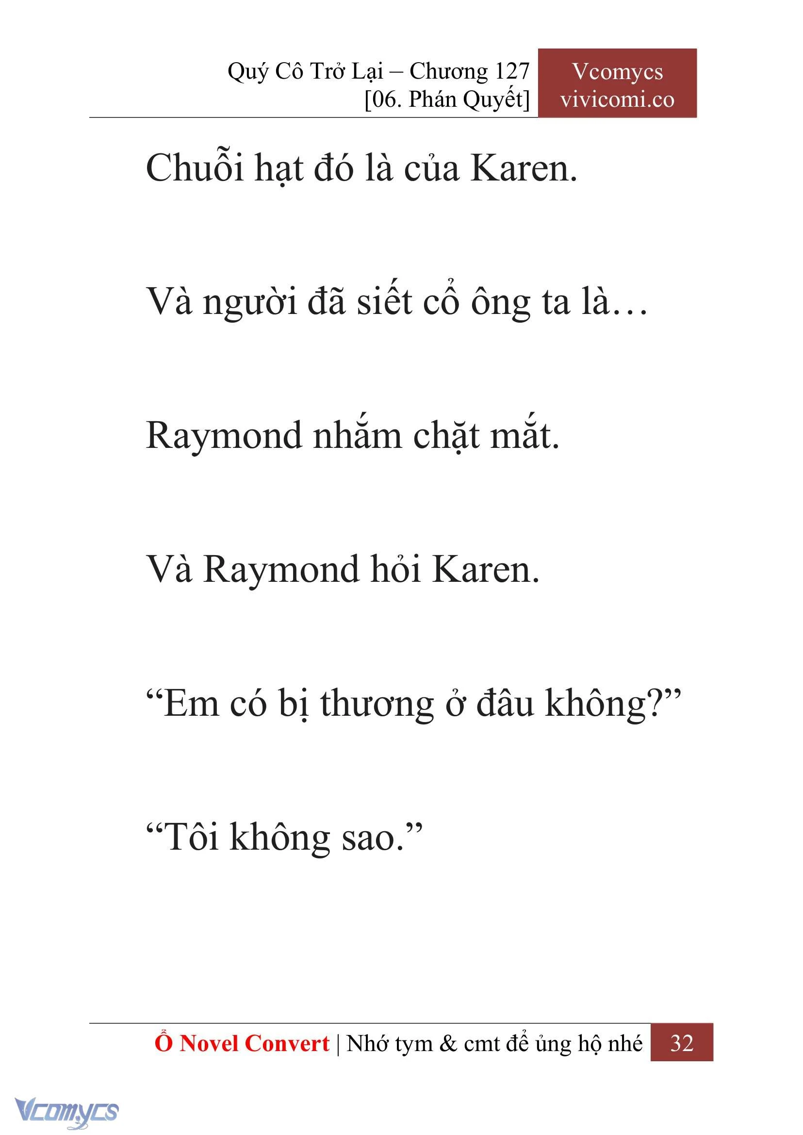 [Novel] Quý Cô Trở Lại Chapter  127 - 34