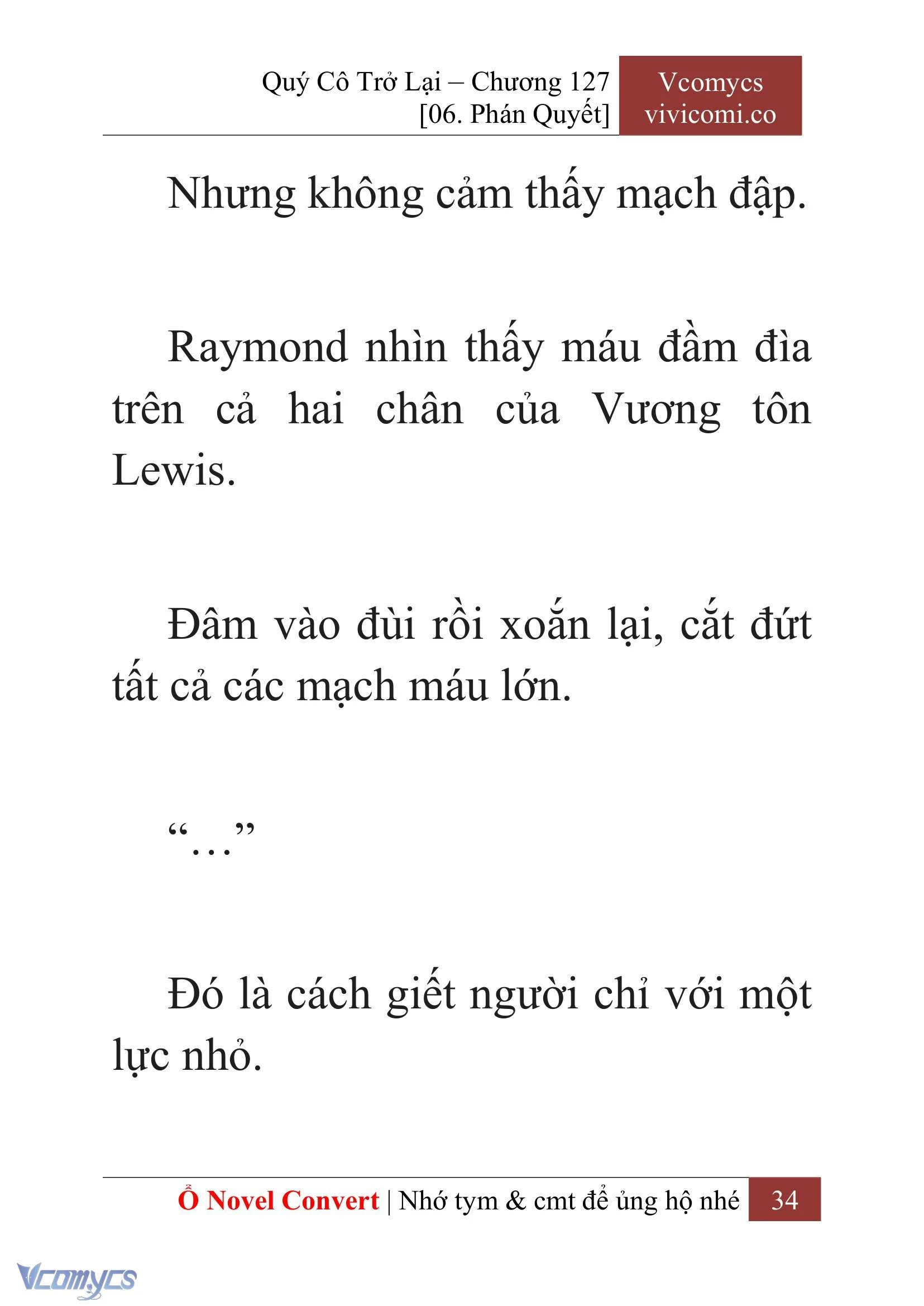 [Novel] Quý Cô Trở Lại Chapter  127 - 36