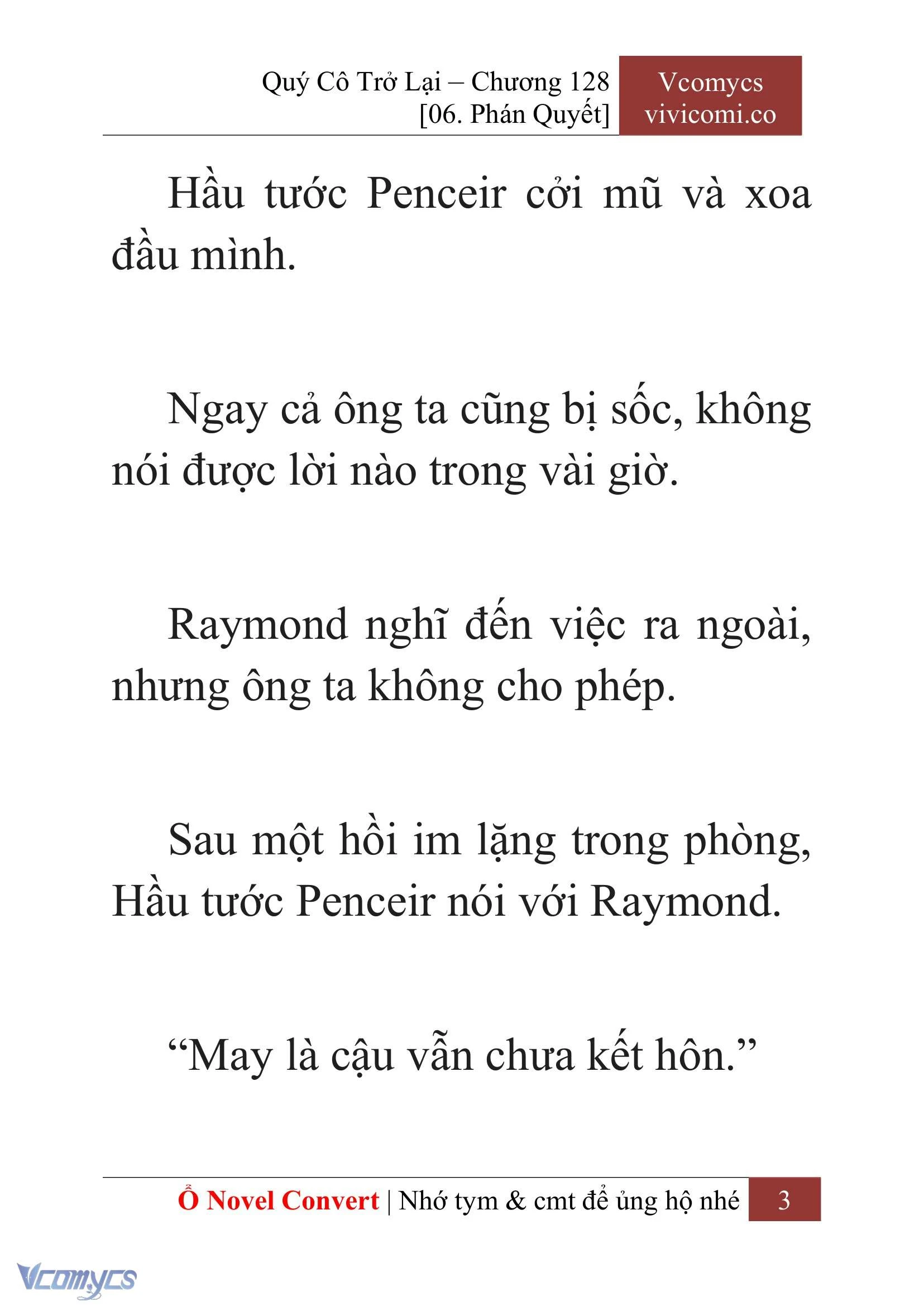 [Novel] Quý Cô Trở Lại Chapter  128 - 5