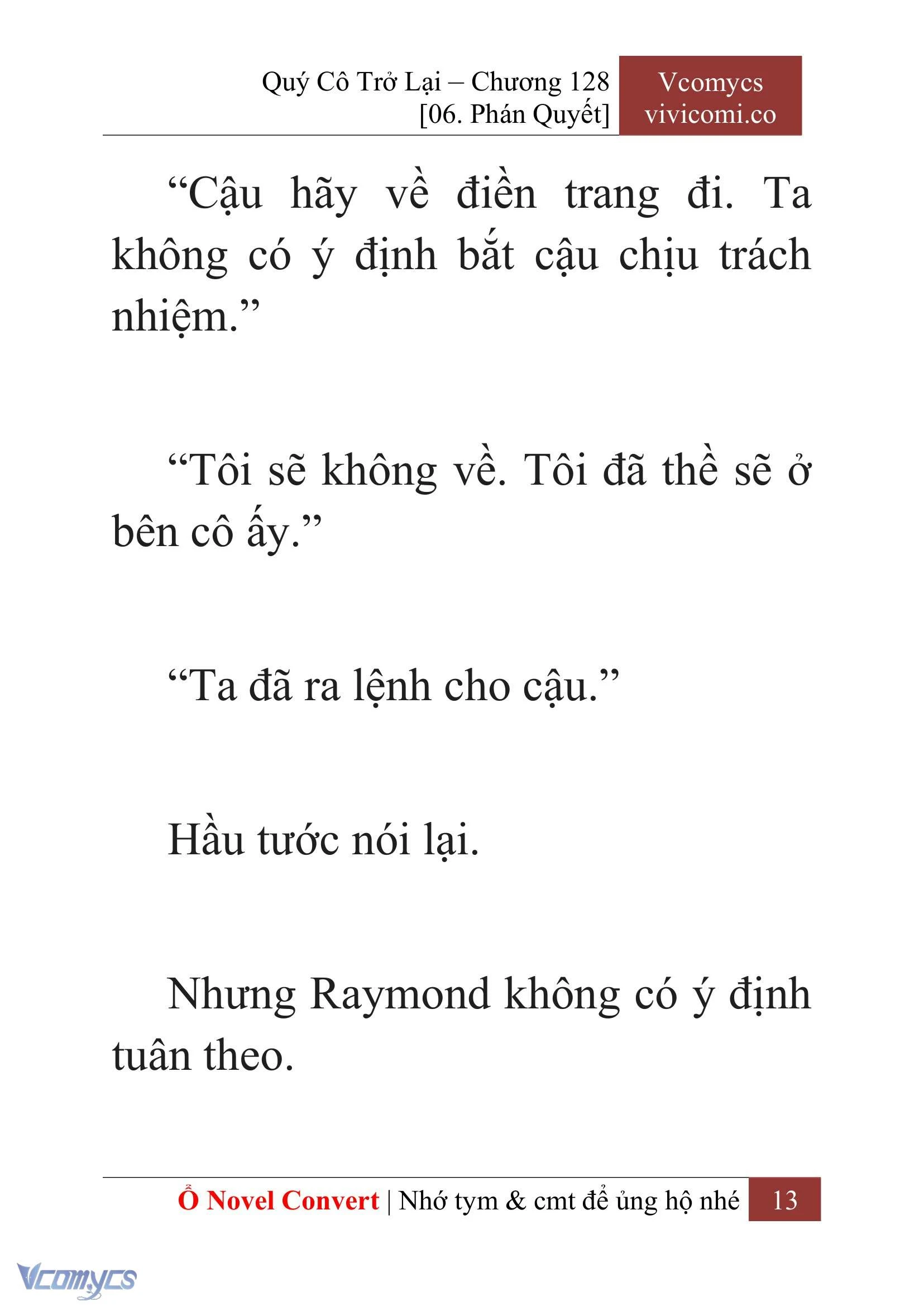 [Novel] Quý Cô Trở Lại Chapter  128 - 15