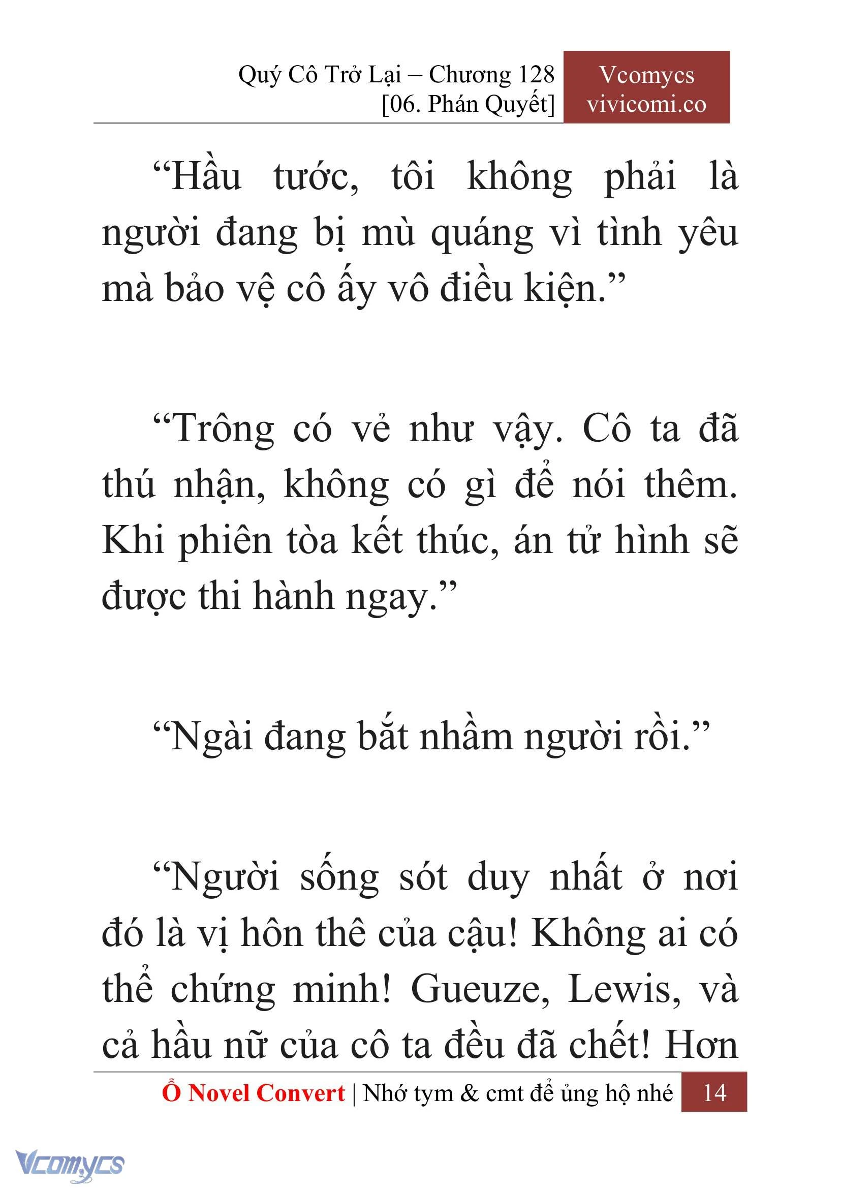 [Novel] Quý Cô Trở Lại Chapter  128 - 16
