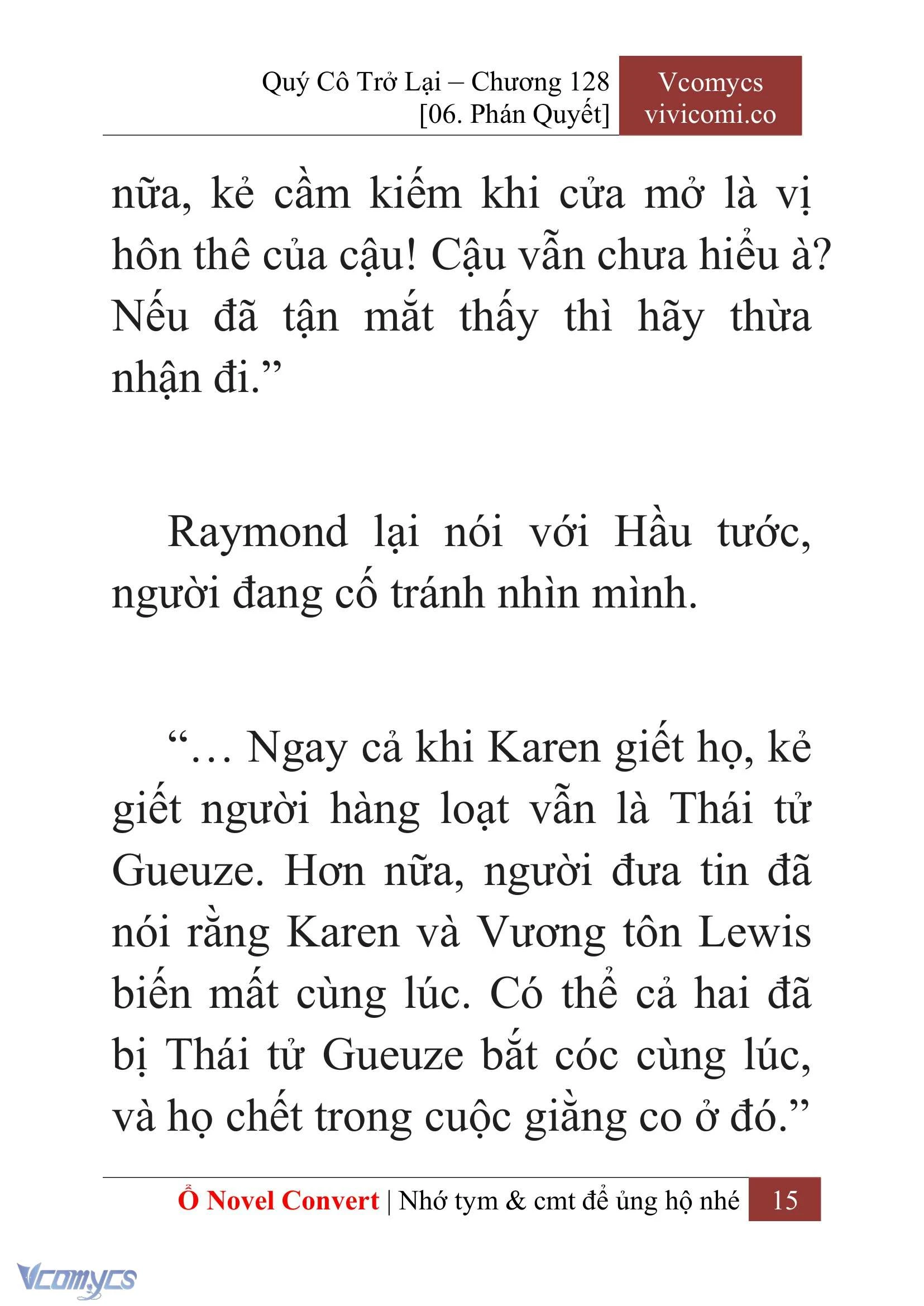 [Novel] Quý Cô Trở Lại Chapter  128 - 17