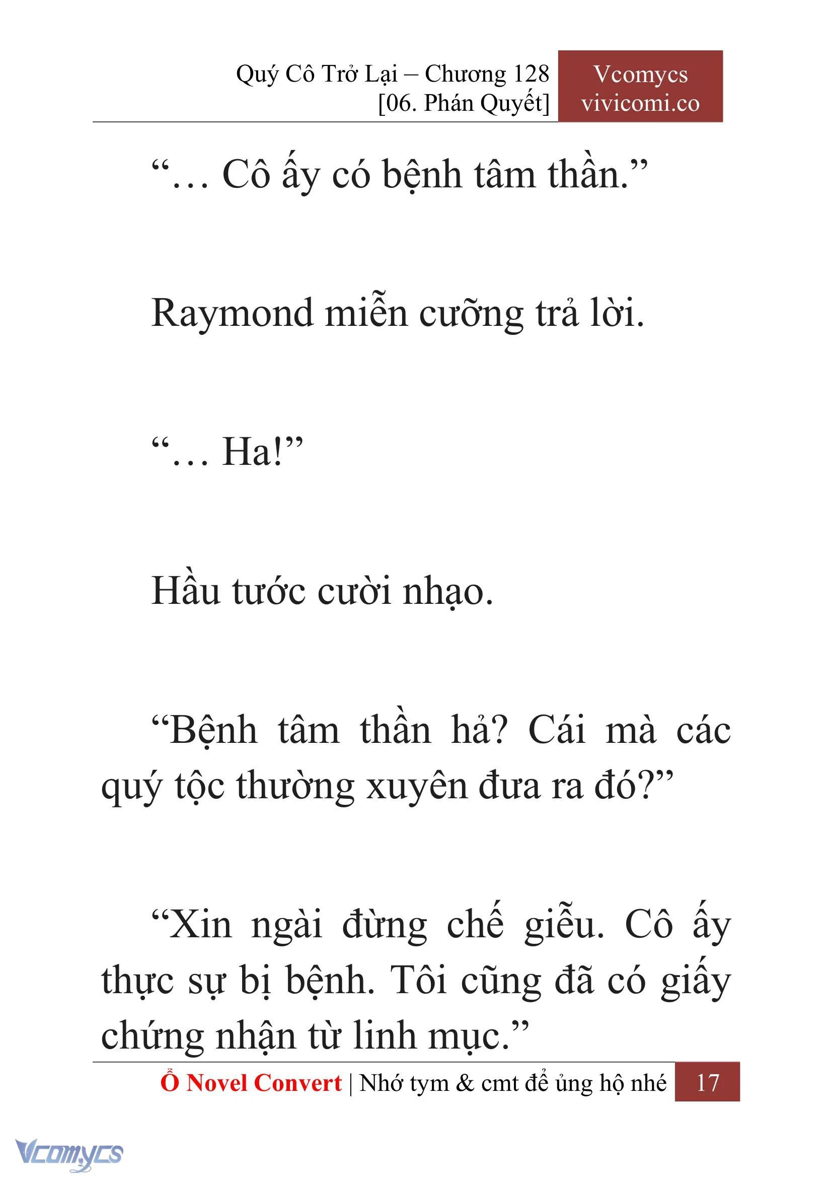 [Novel] Quý Cô Trở Lại Chapter  128 - 19
