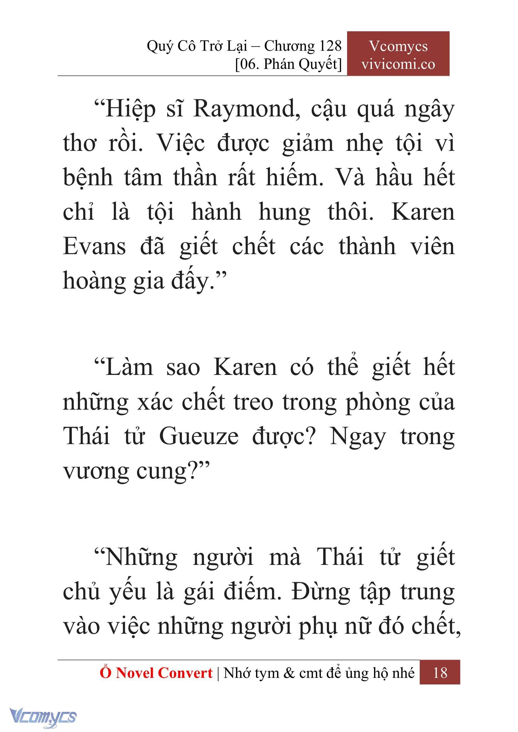 [Novel] Quý Cô Trở Lại Chapter  128 - 20