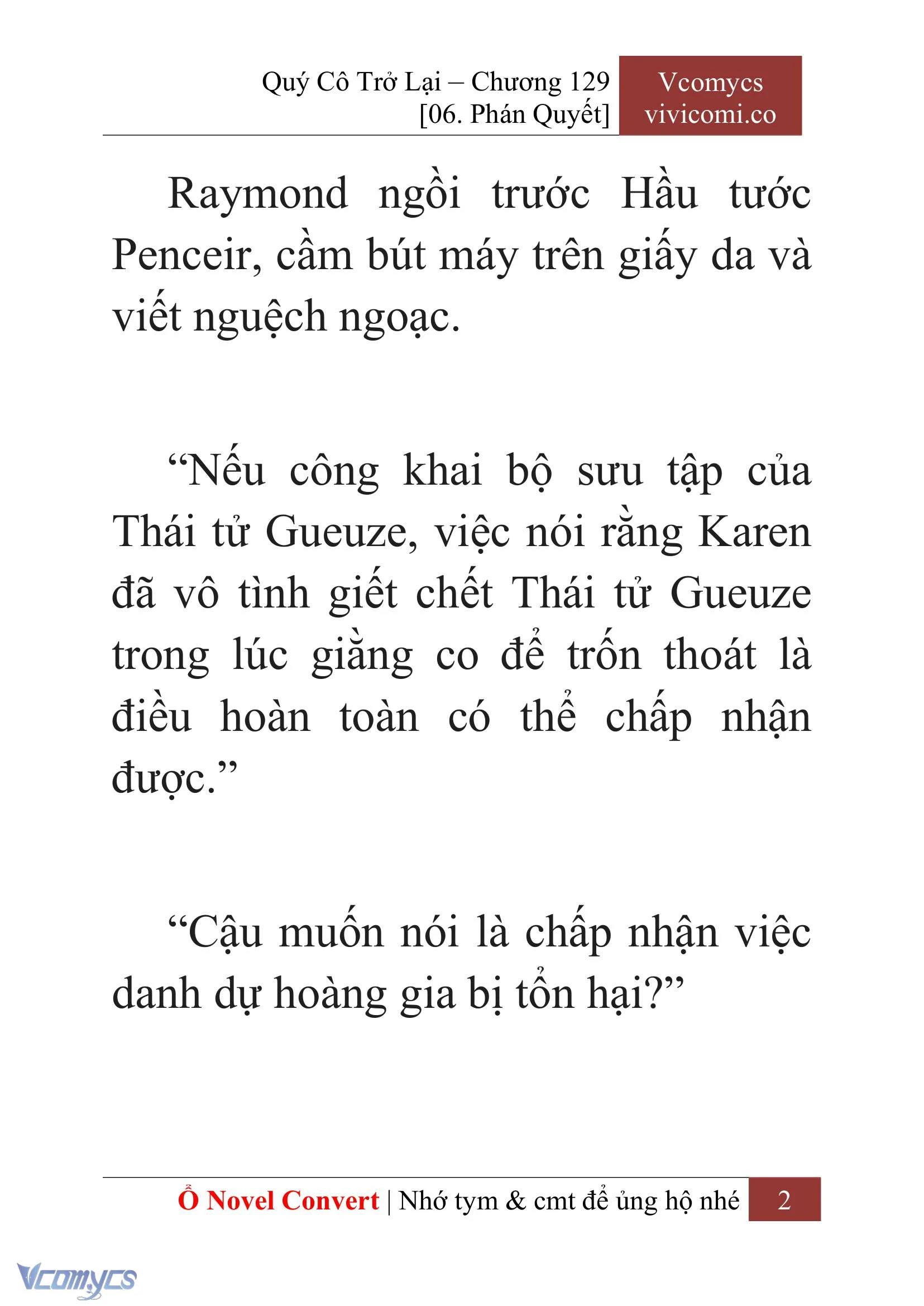 [Novel] Quý Cô Trở Lại Chapter  129 - 4