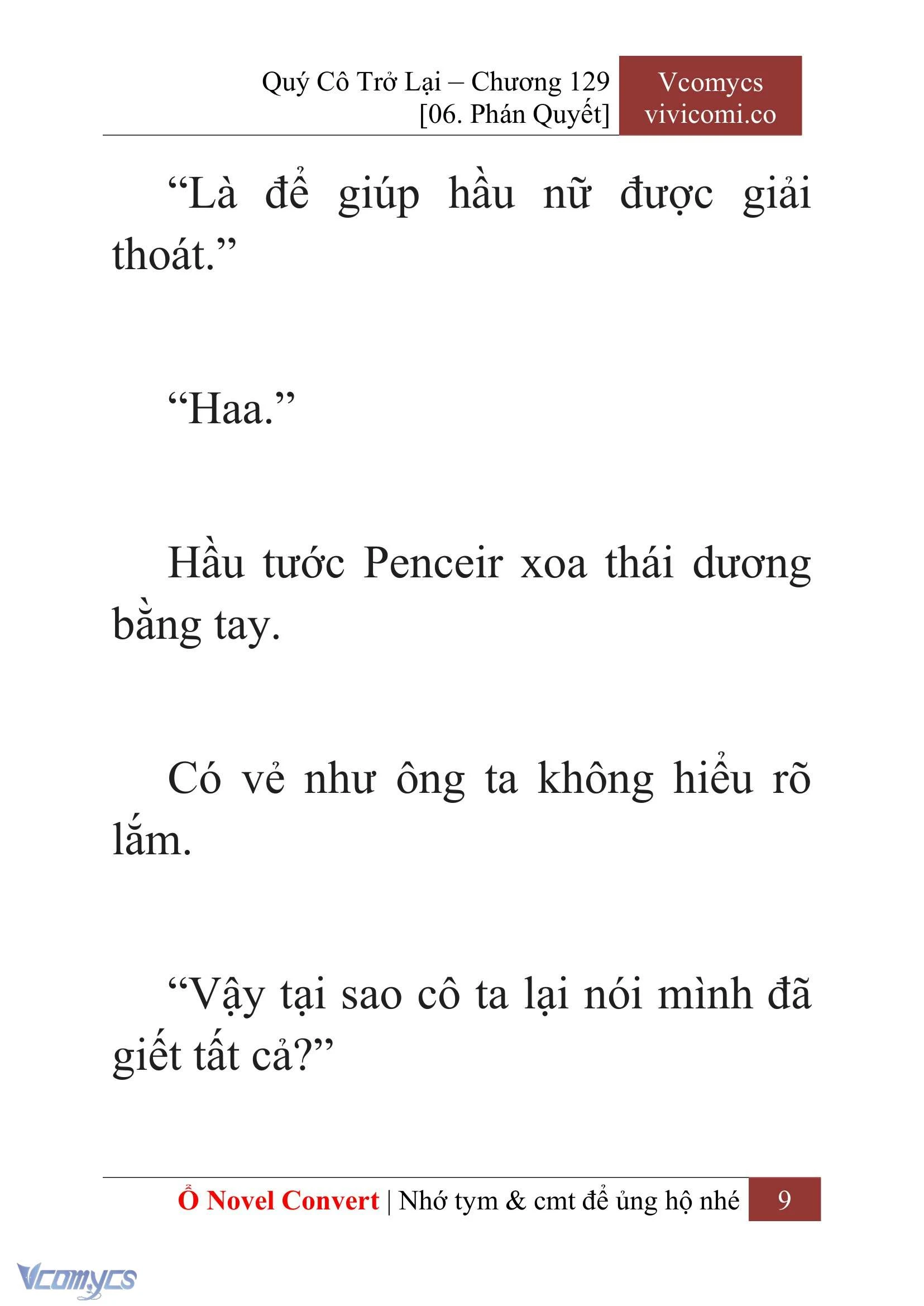 [Novel] Quý Cô Trở Lại Chapter  129 - 11