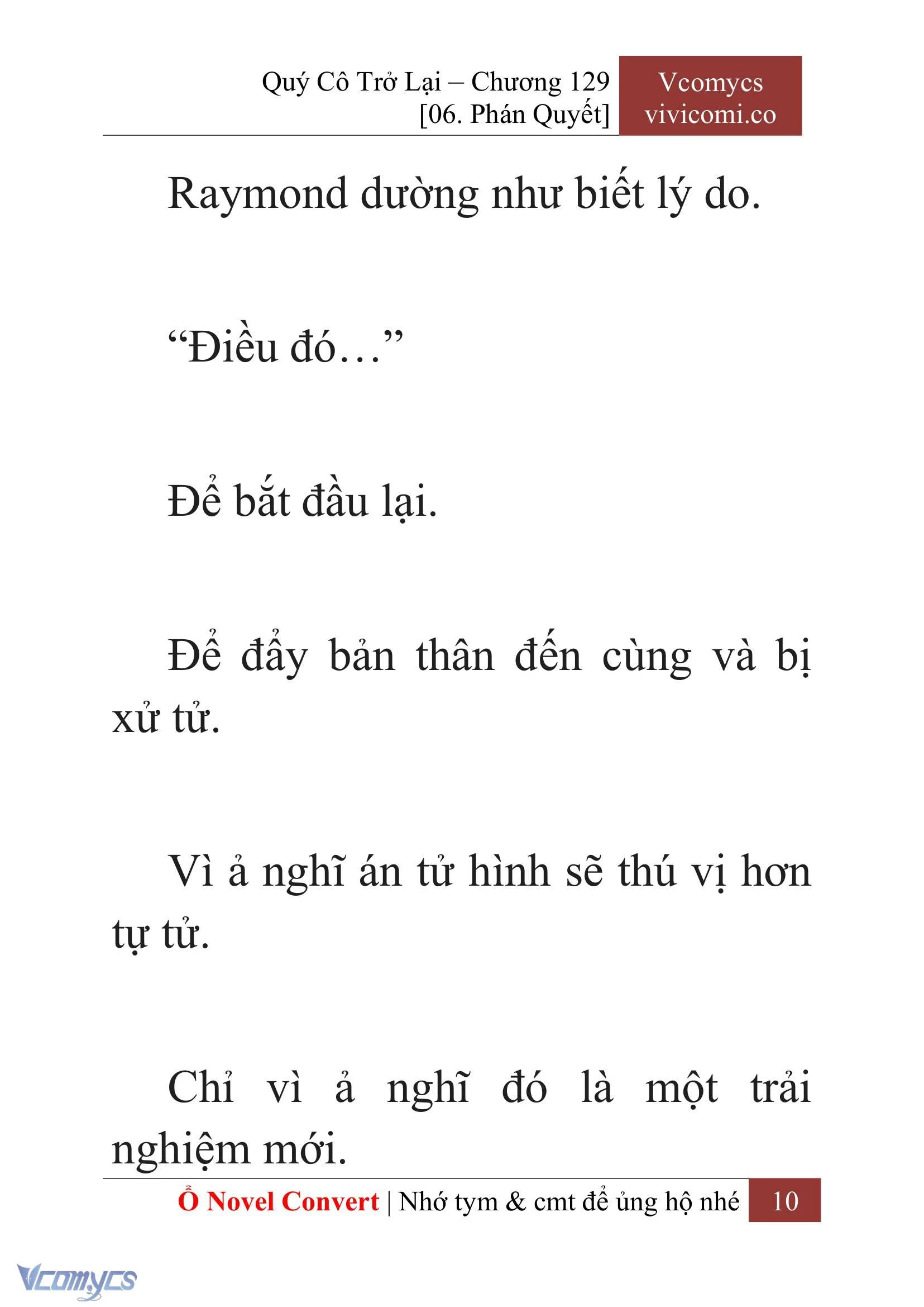 [Novel] Quý Cô Trở Lại Chapter  129 - 12