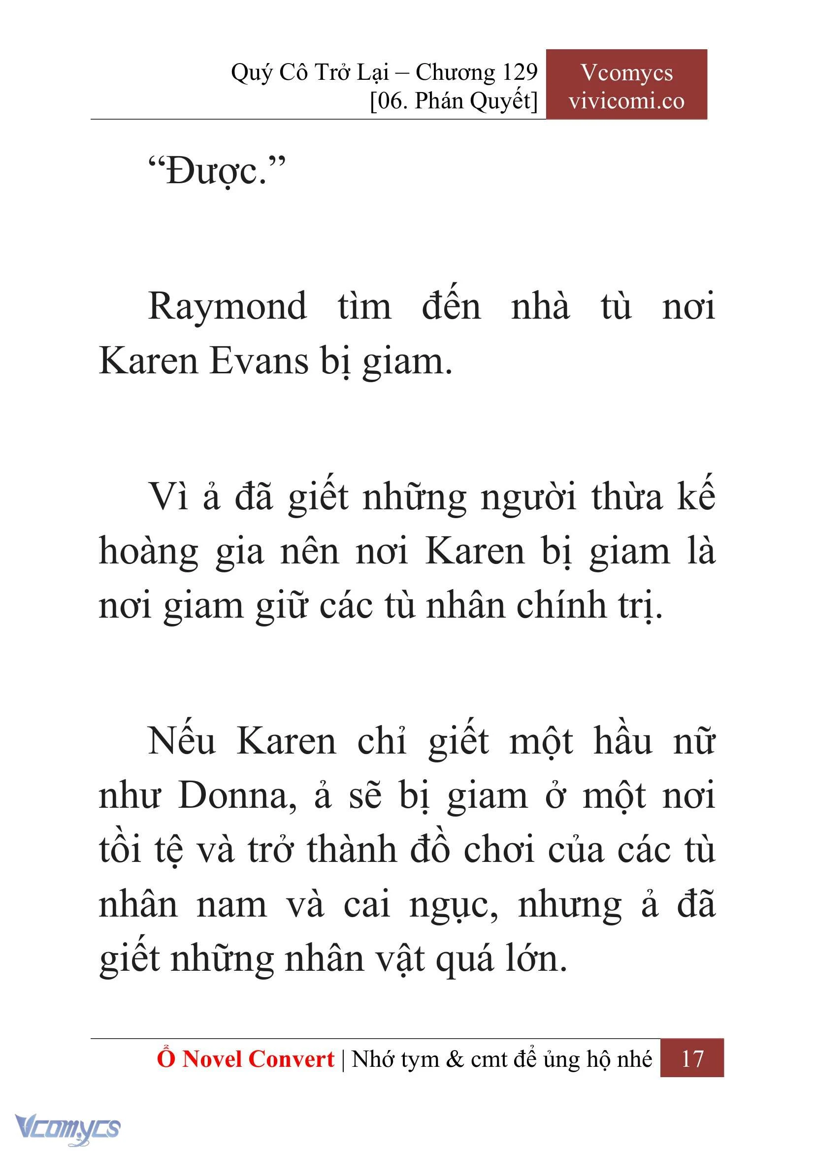 [Novel] Quý Cô Trở Lại Chapter  129 - 19