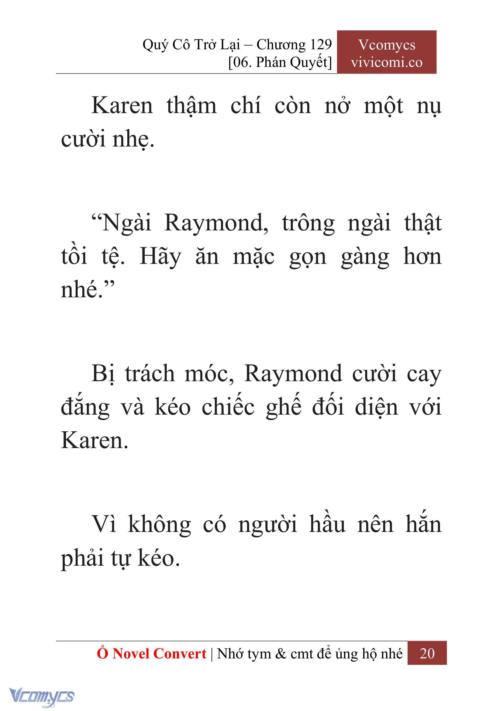 [Novel] Quý Cô Trở Lại Chapter  129 - 22