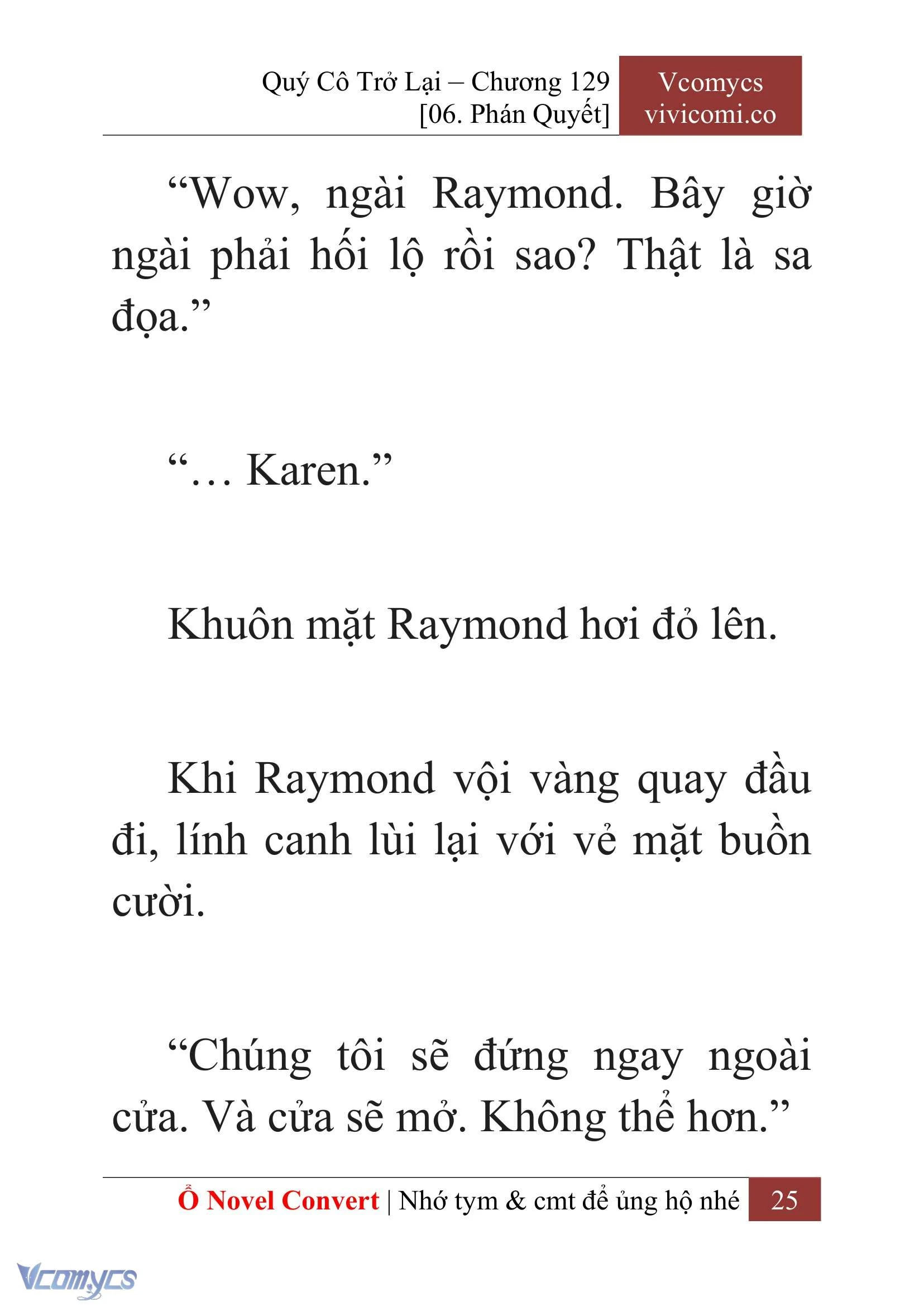 [Novel] Quý Cô Trở Lại Chapter  129 - 27