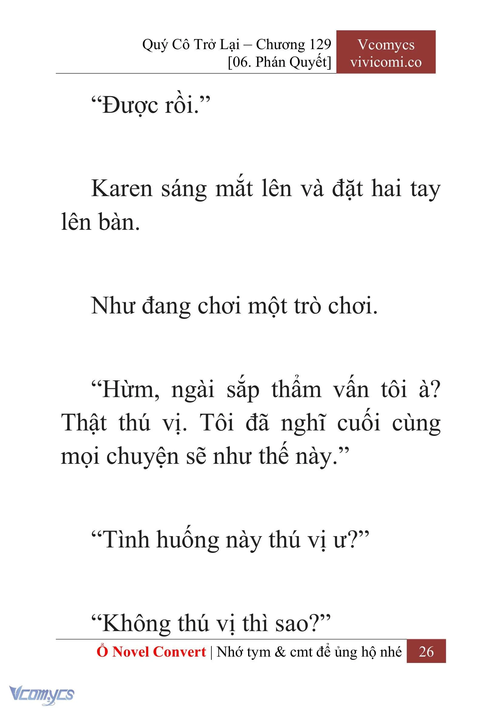 [Novel] Quý Cô Trở Lại Chapter  129 - 28