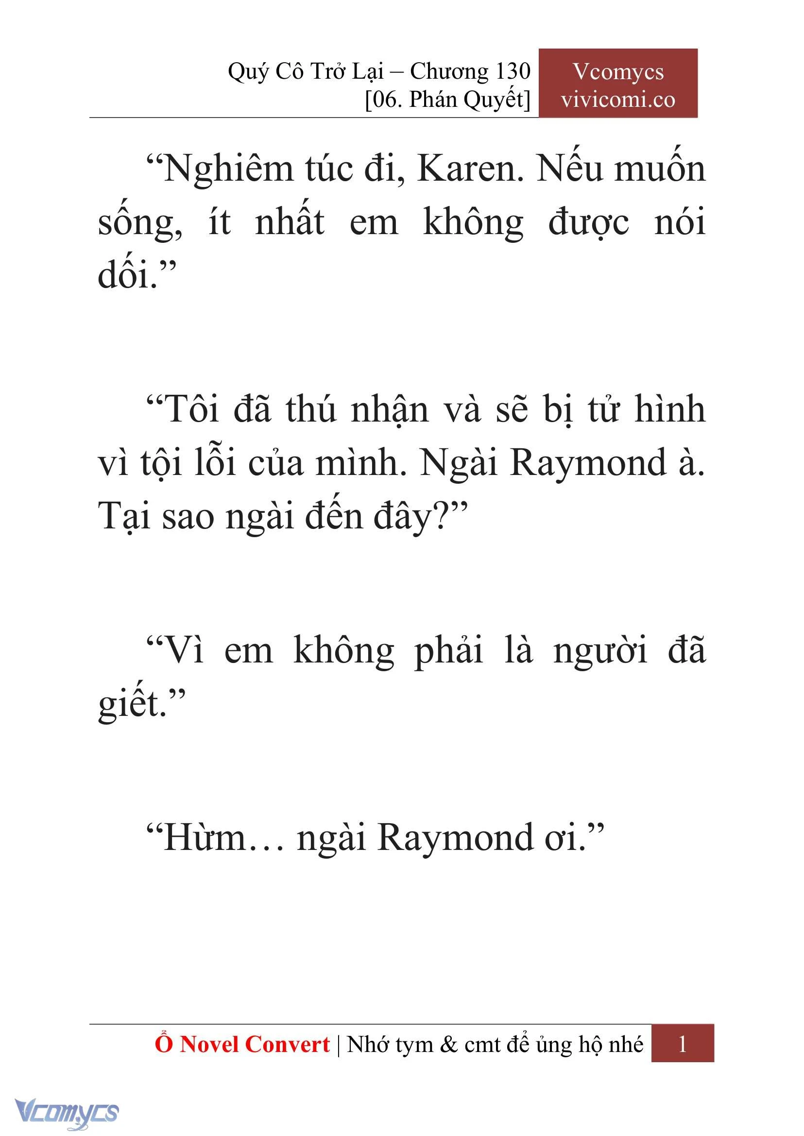 [Novel] Quý Cô Trở Lại Chapter  130 - 3