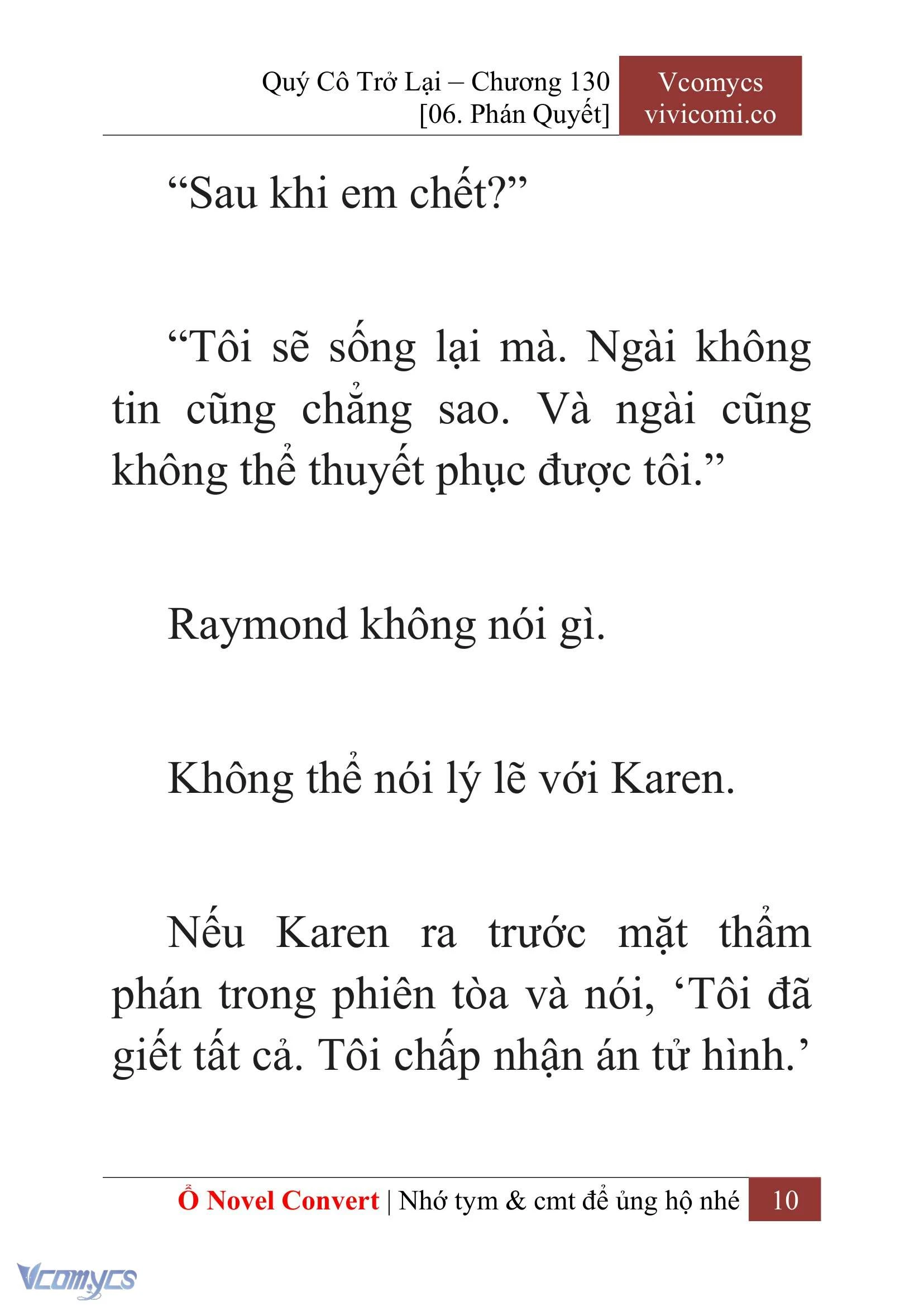 [Novel] Quý Cô Trở Lại Chapter  130 - 12