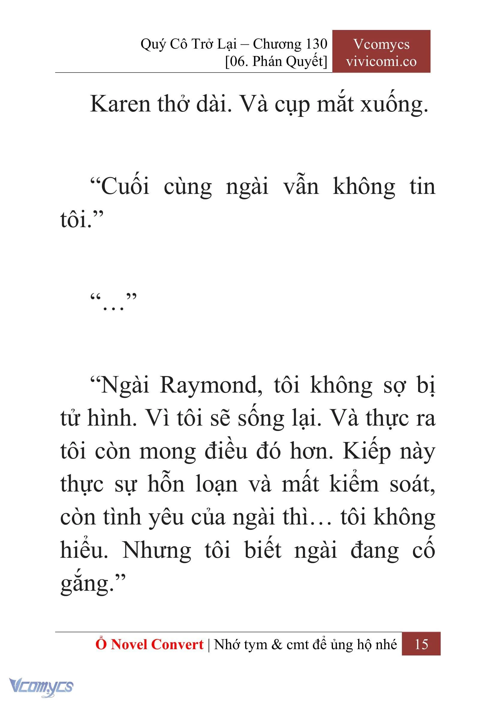 [Novel] Quý Cô Trở Lại Chapter  130 - 17