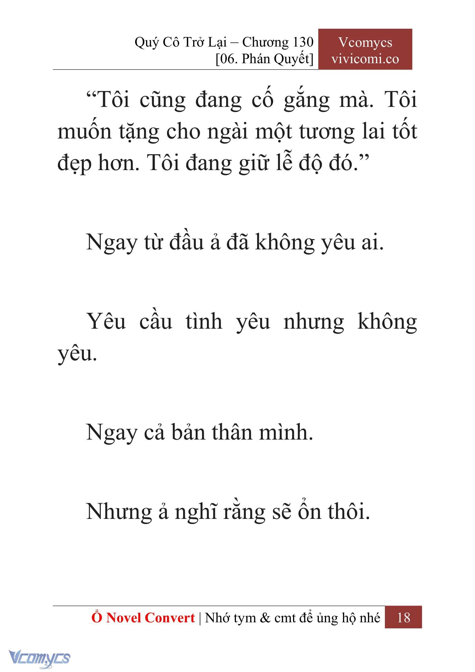 [Novel] Quý Cô Trở Lại Chapter  130 - 20