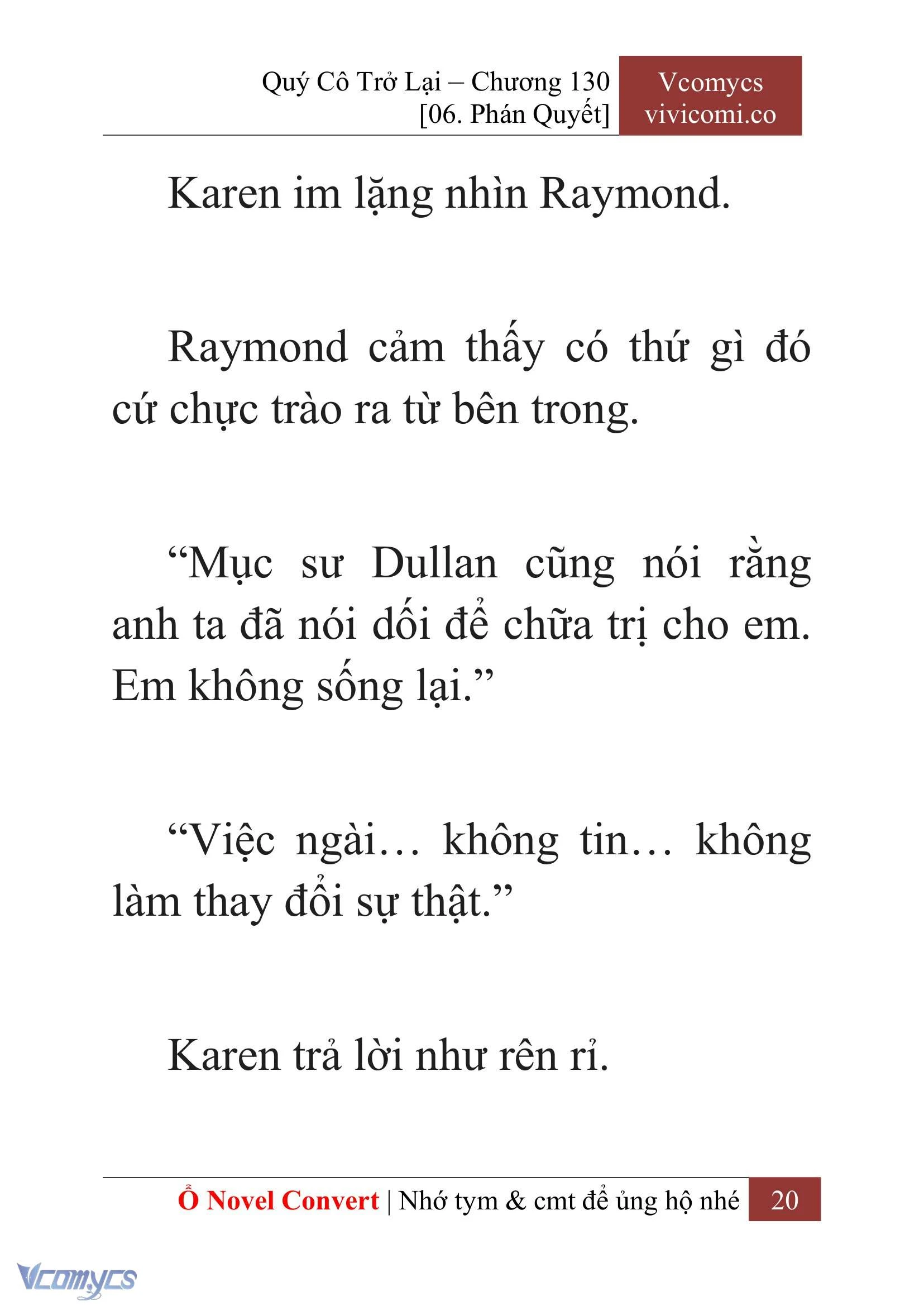 [Novel] Quý Cô Trở Lại Chapter  130 - 22