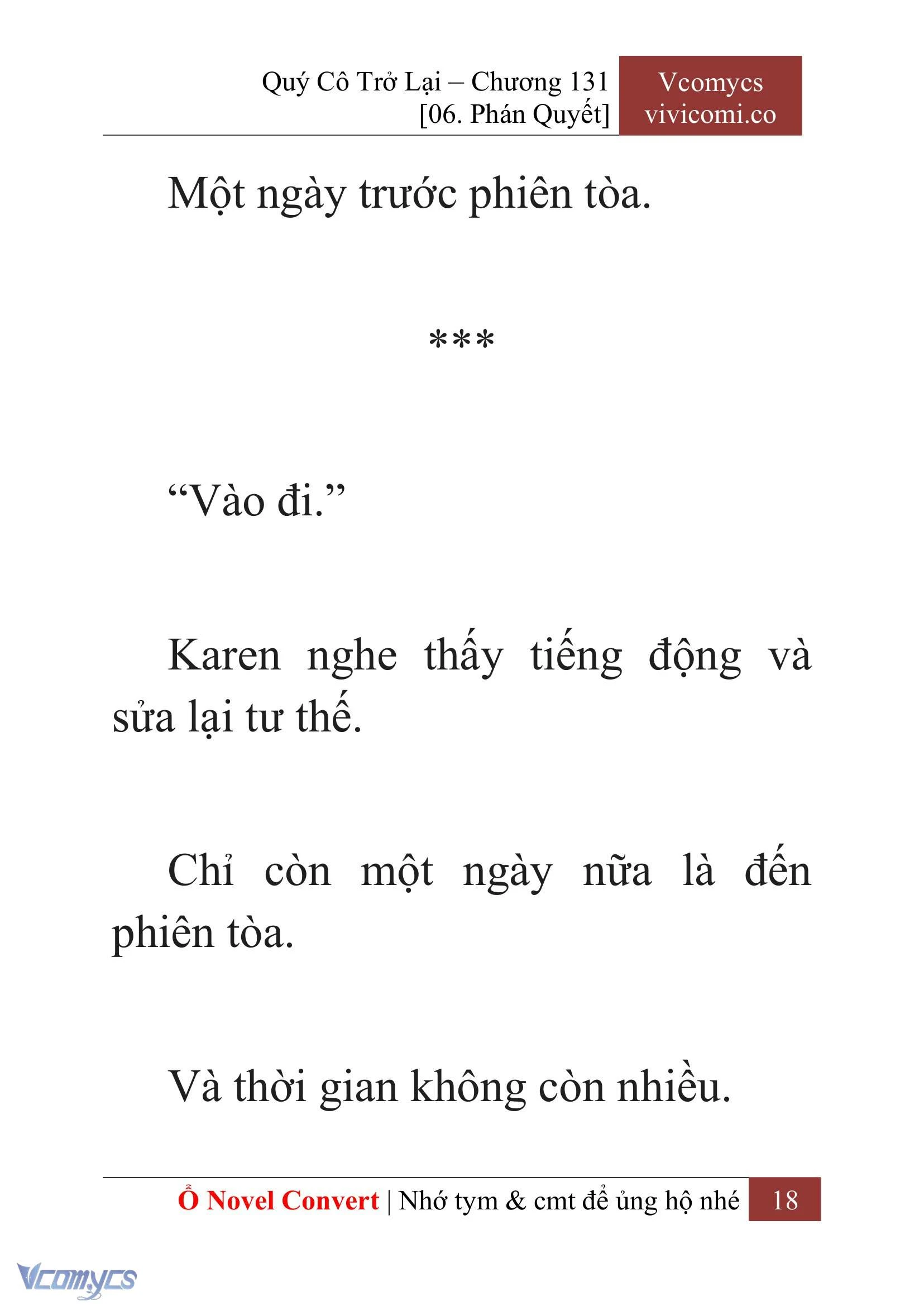 [Novel] Quý Cô Trở Lại Chapter  131 - 20