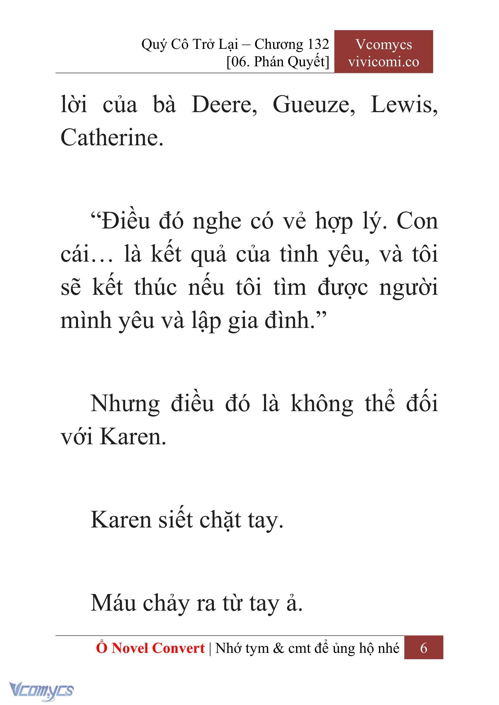 [Novel] Quý Cô Trở Lại Chapter  132 - 8