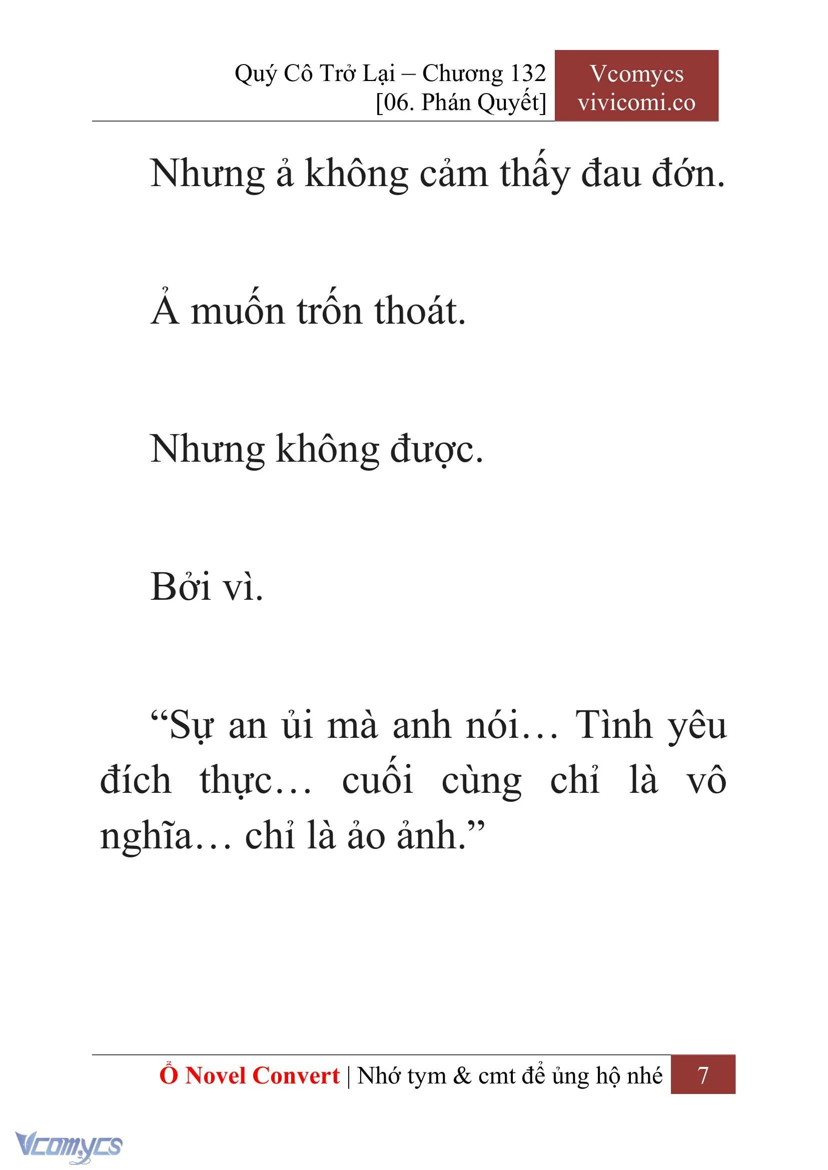 [Novel] Quý Cô Trở Lại Chapter  132 - 9