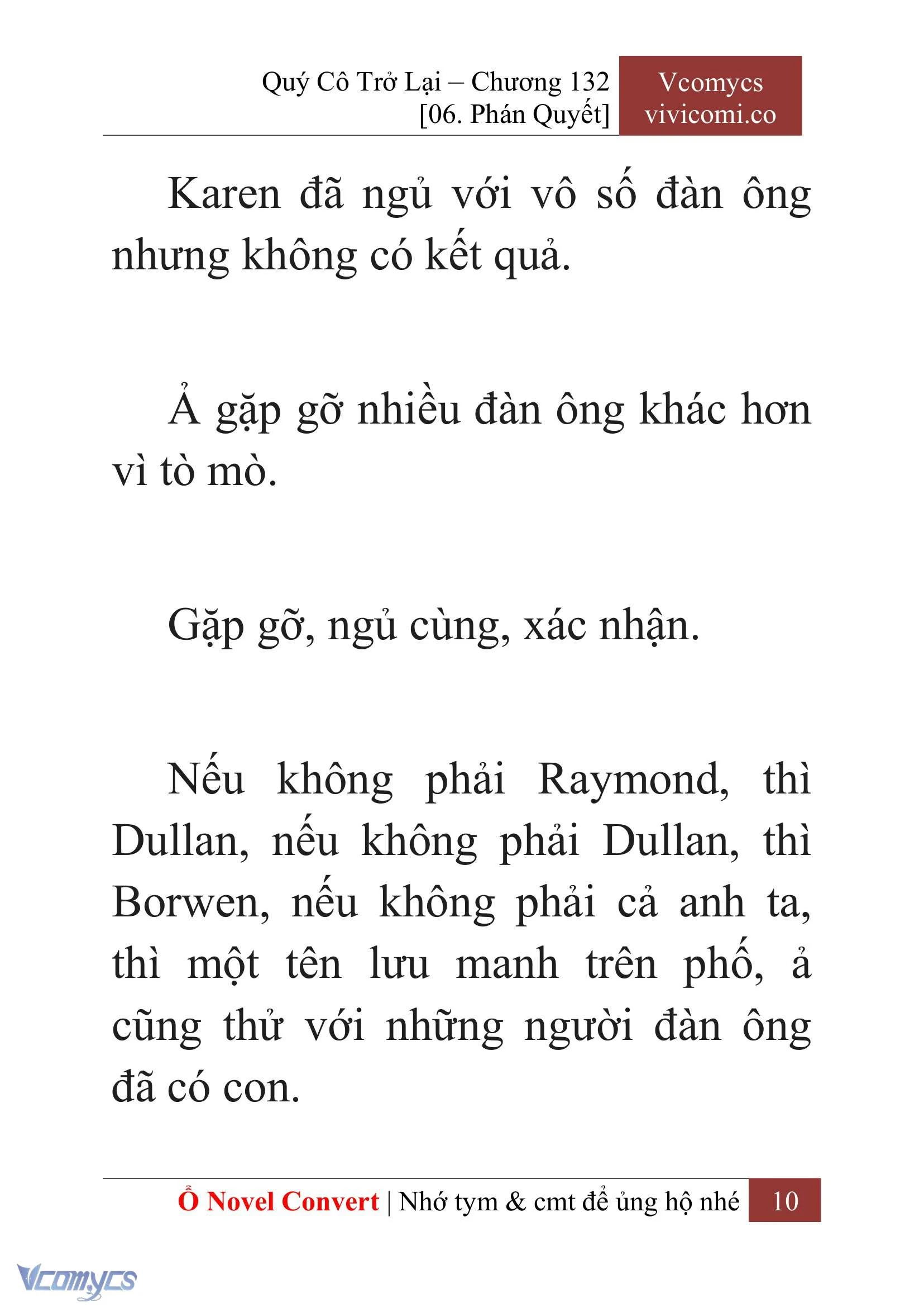 [Novel] Quý Cô Trở Lại Chapter  132 - 12