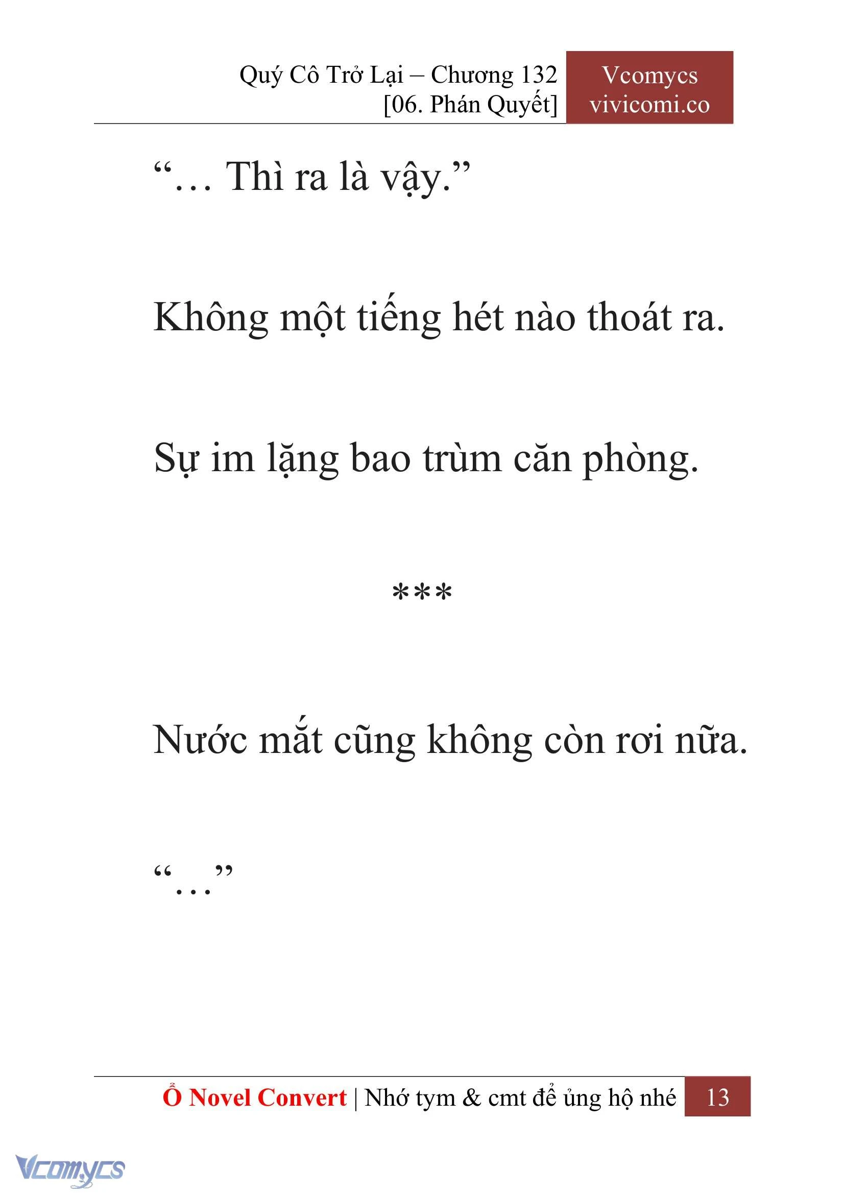 [Novel] Quý Cô Trở Lại Chapter  132 - 15