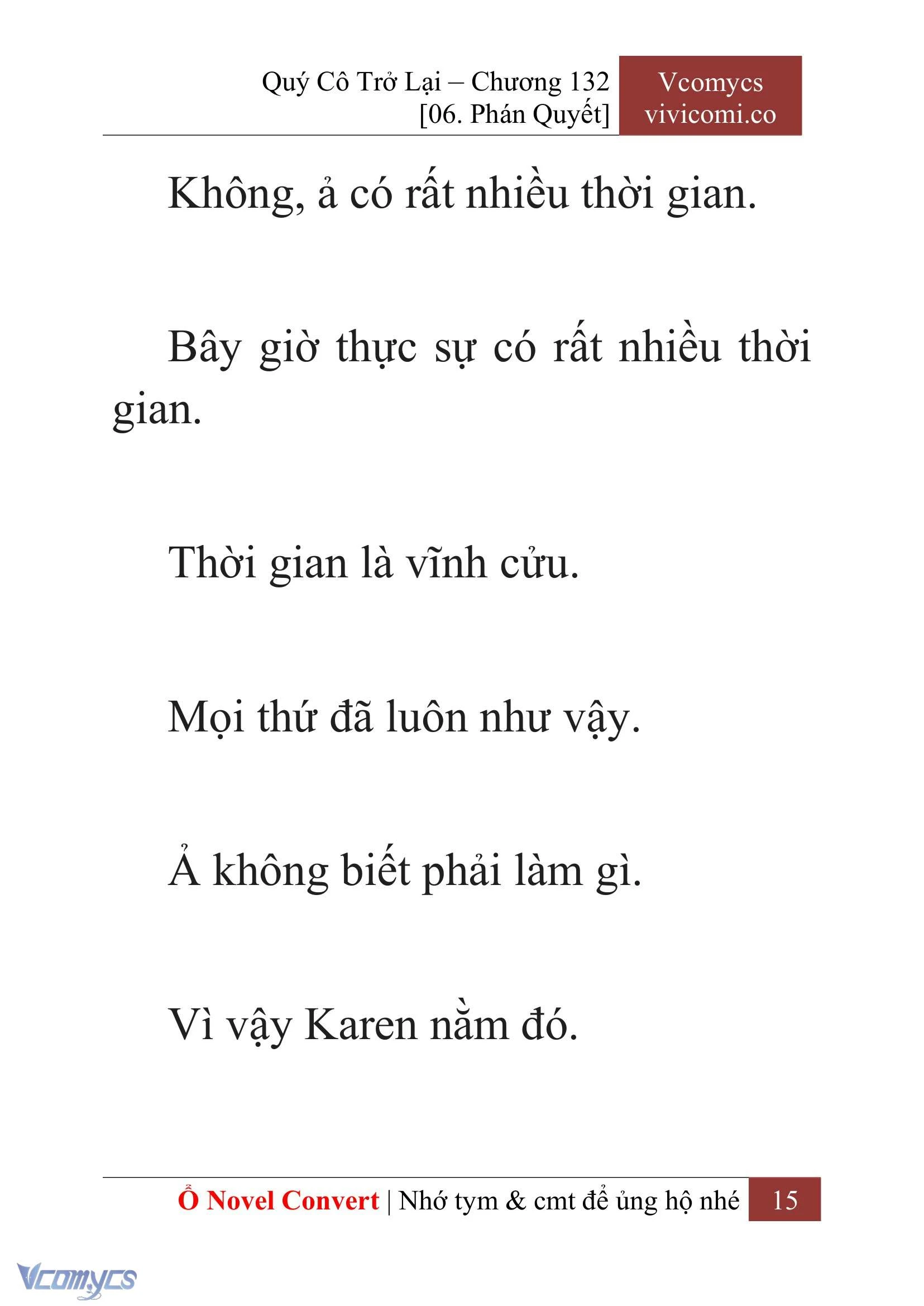 [Novel] Quý Cô Trở Lại Chapter  132 - 17