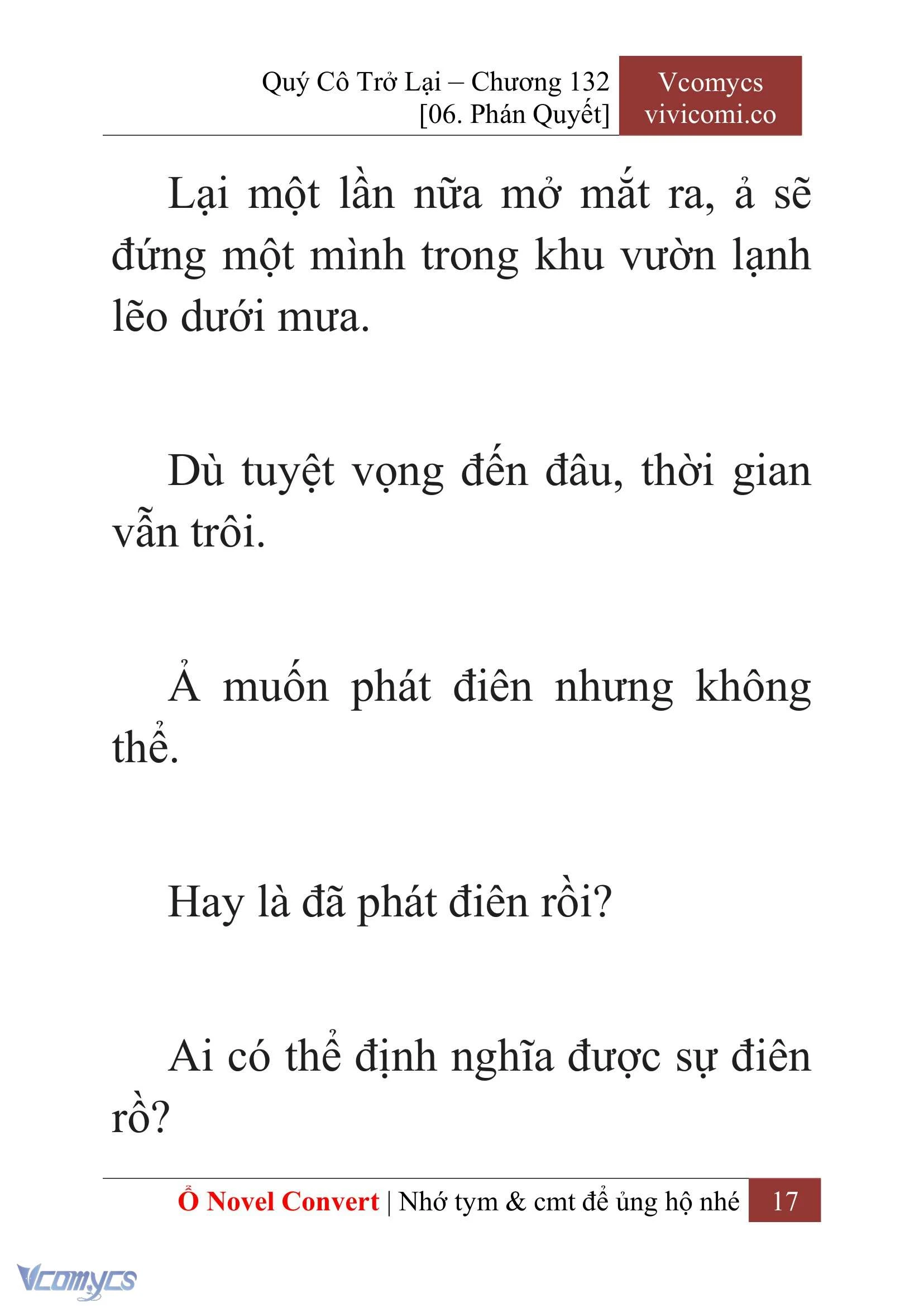 [Novel] Quý Cô Trở Lại Chapter  132 - 19