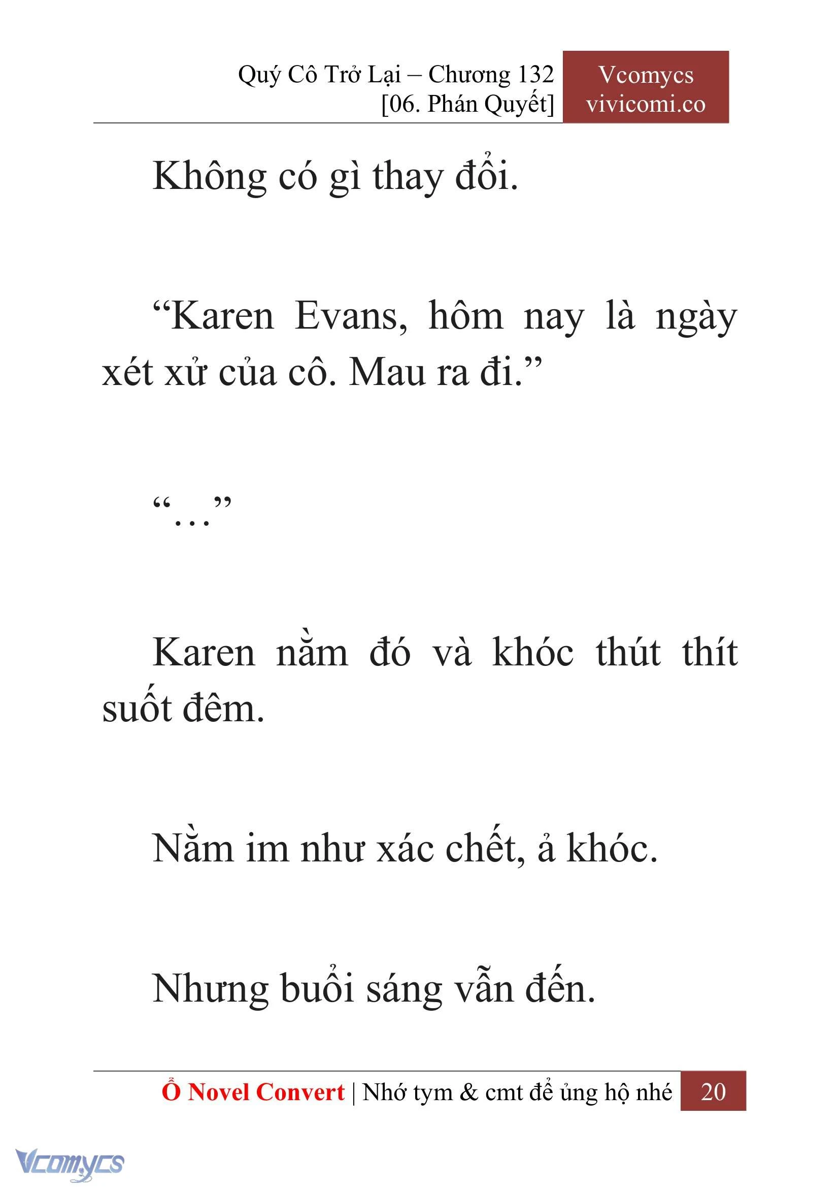 [Novel] Quý Cô Trở Lại Chapter  132 - 22