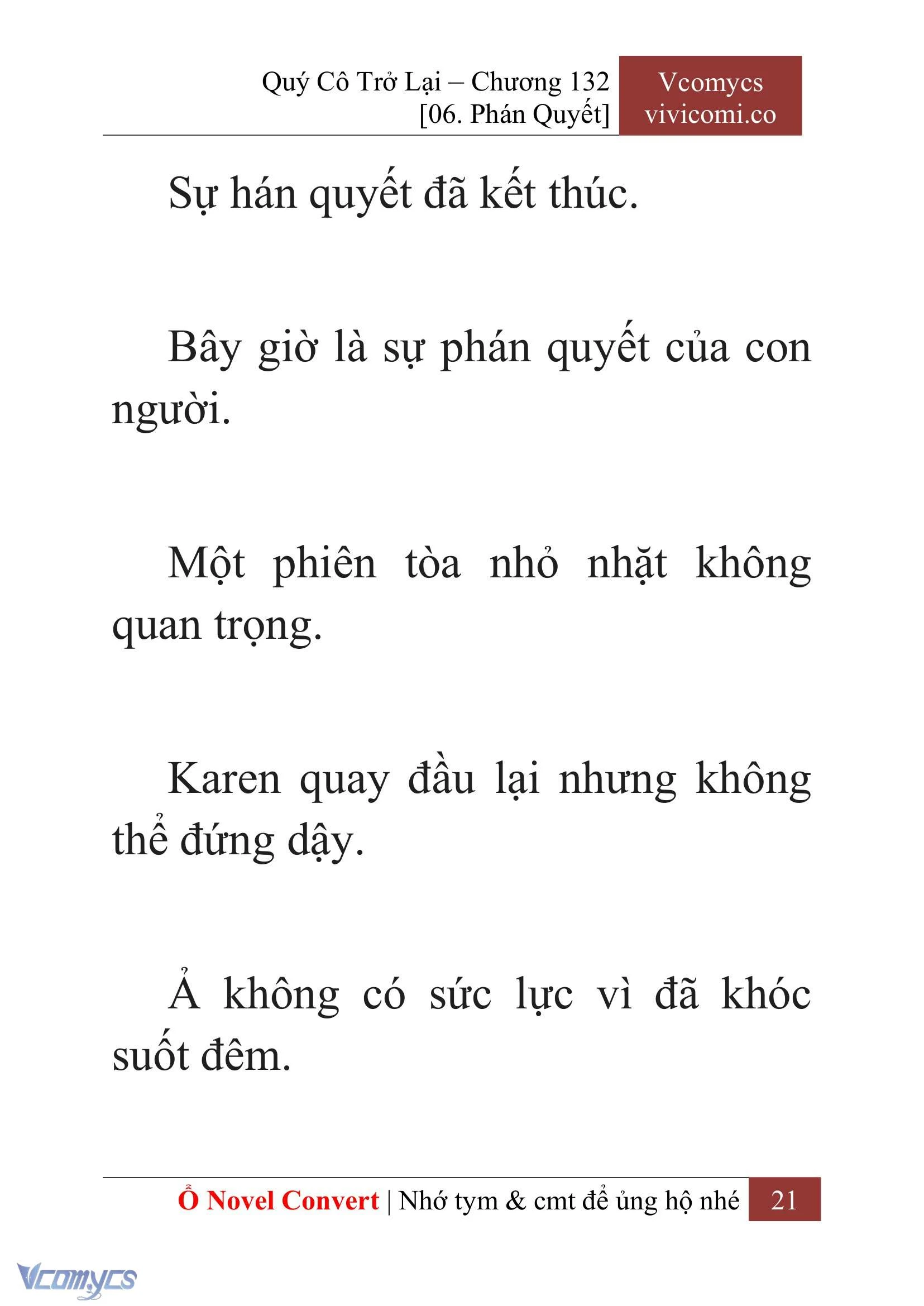 [Novel] Quý Cô Trở Lại Chapter  132 - 23