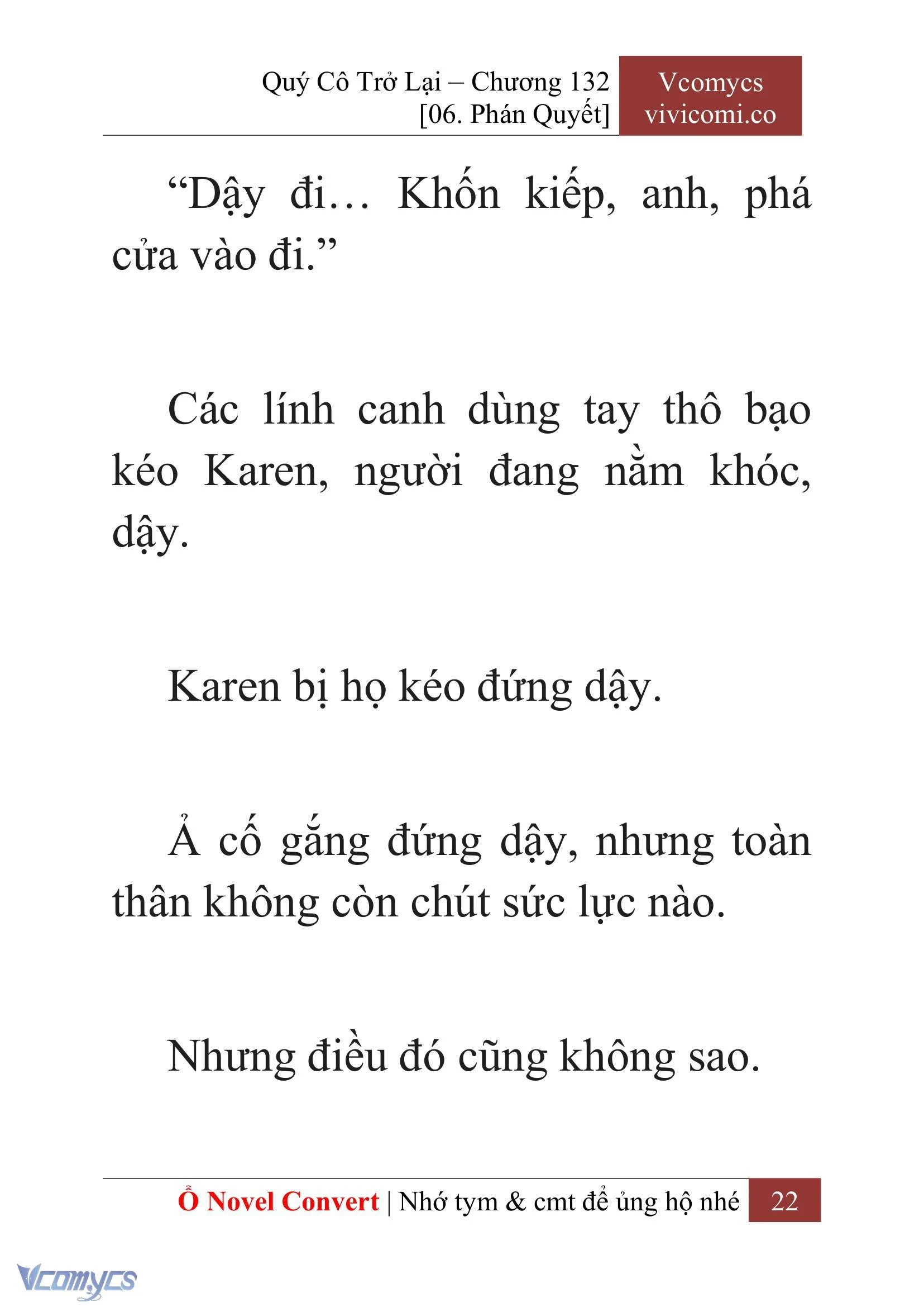 [Novel] Quý Cô Trở Lại Chapter  132 - 24
